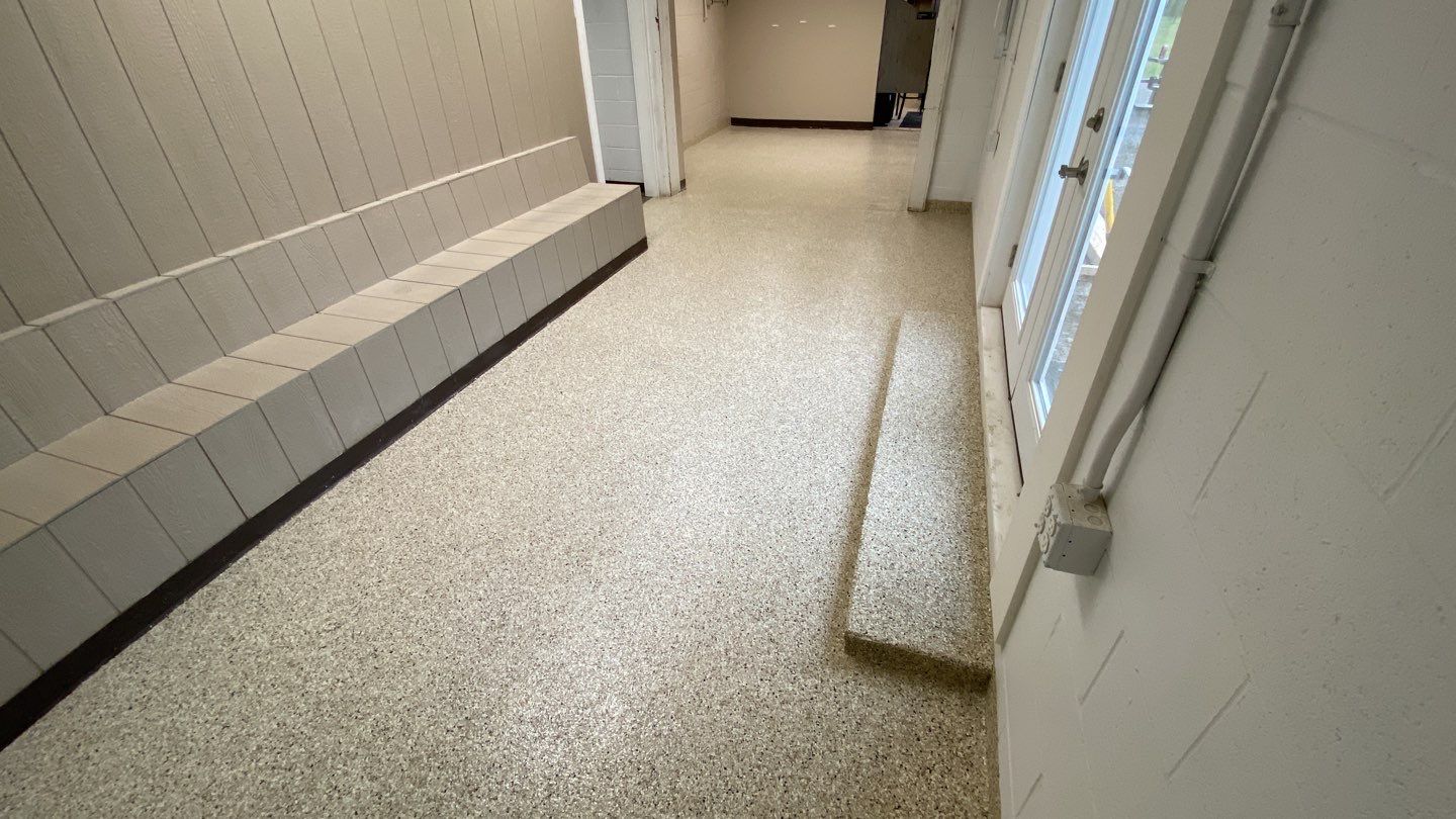 Commercial Space using Driftwood by Your1DayFloor.com