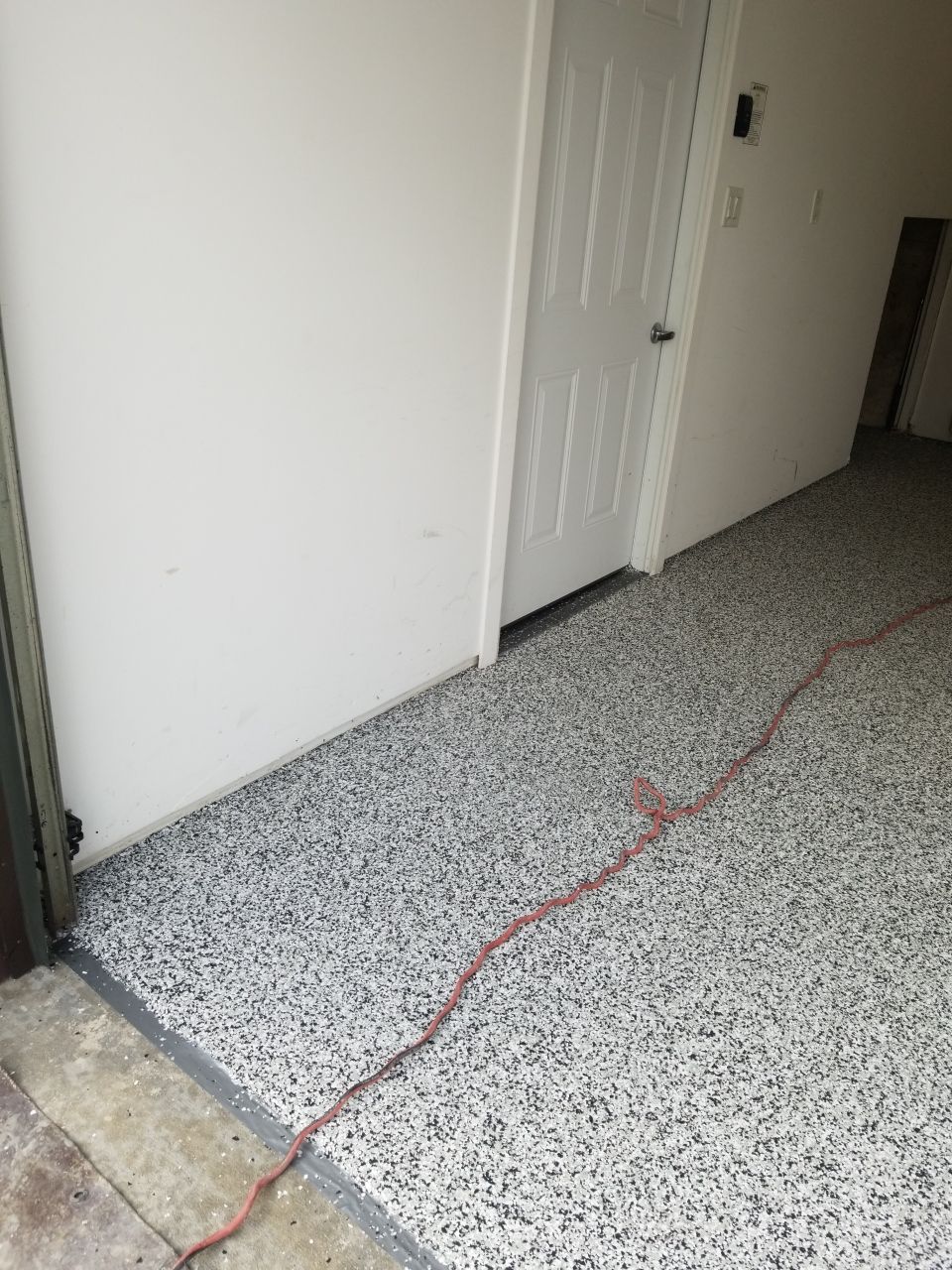 Garage Floor Coating in Penntek Domino by Spectrum Painting, LLC