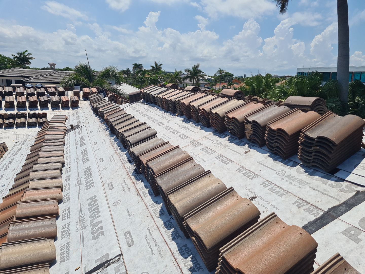 Residential Roofing Installation using Eagle Roofing Tile by BLUES BROTHERS ROOFING
