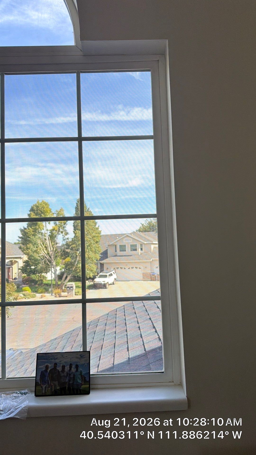 Interior Door Replacement and Arched Window Installation in Draper by CompanyCam Sales Demo
