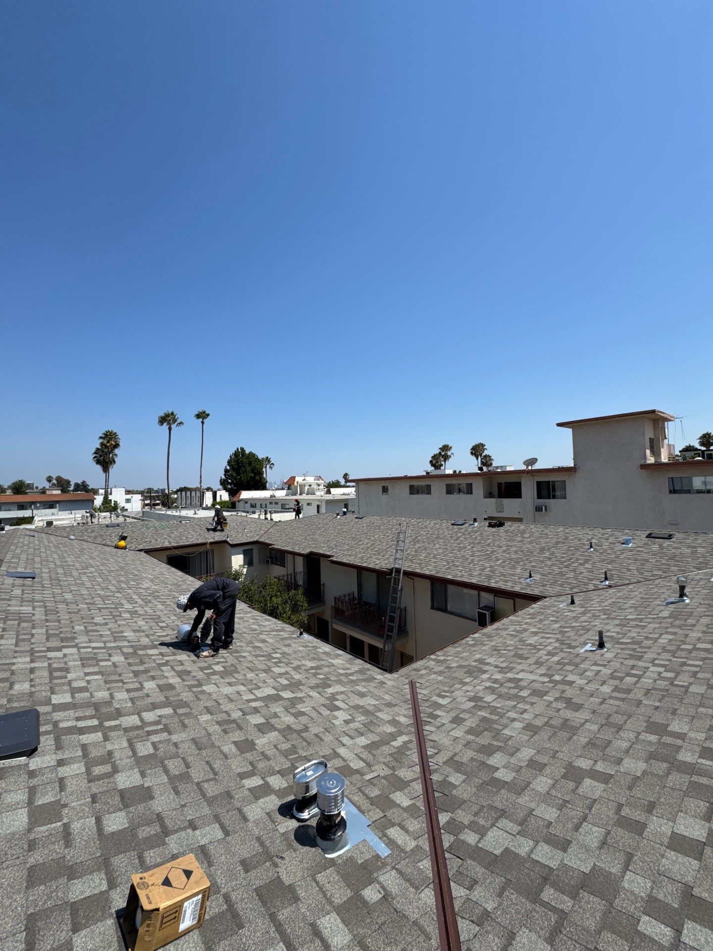 Apartment Building in Hollywood by Hull Brothers Roofing