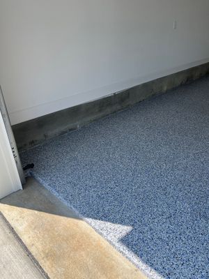 Garage Floor Coating using Steamboat