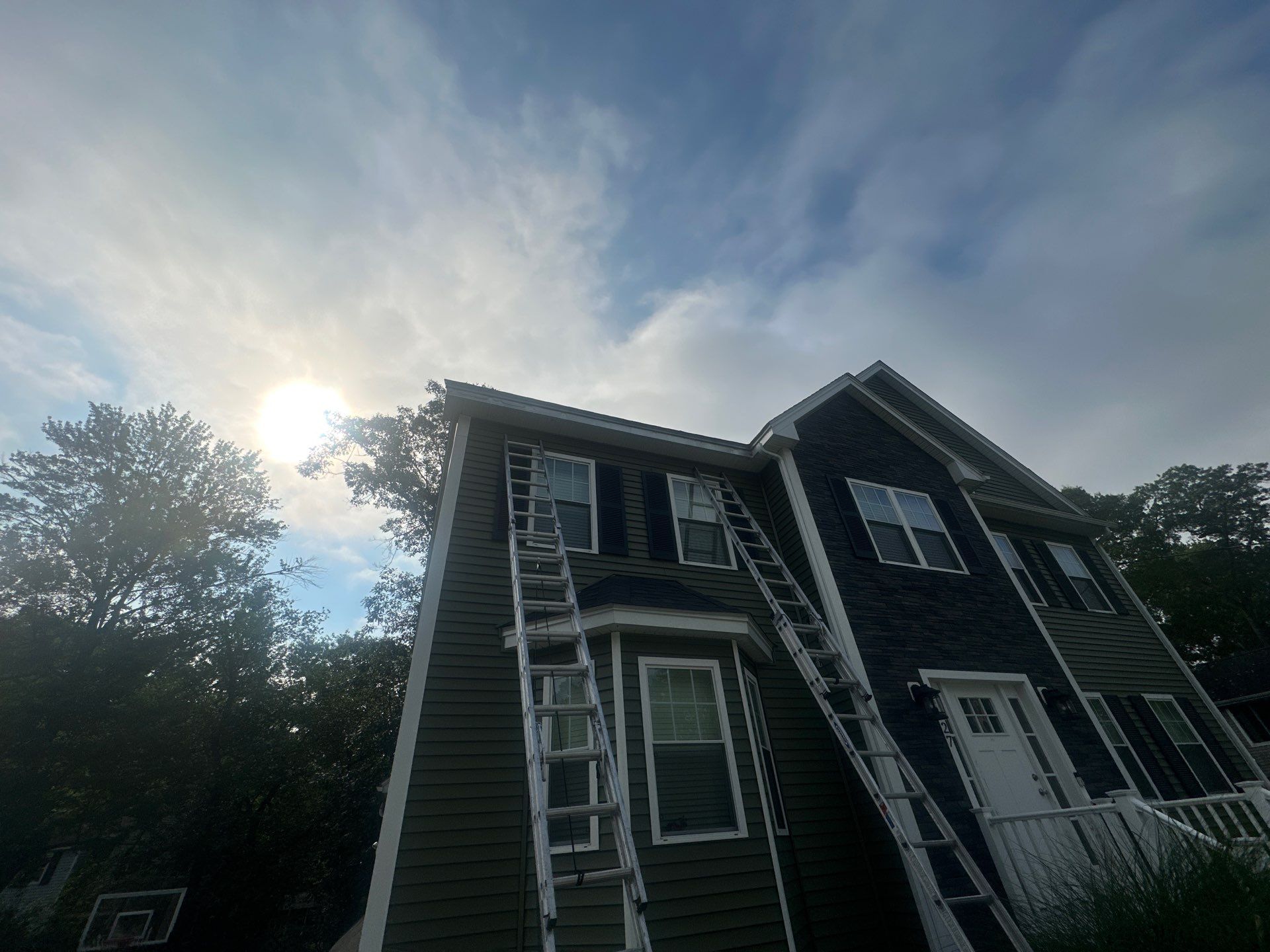 Gutter Cleaning & TREX Gutter Guard Installation in Wilmington, MA by Mighty Dog Roofing of Greater Middlesex County