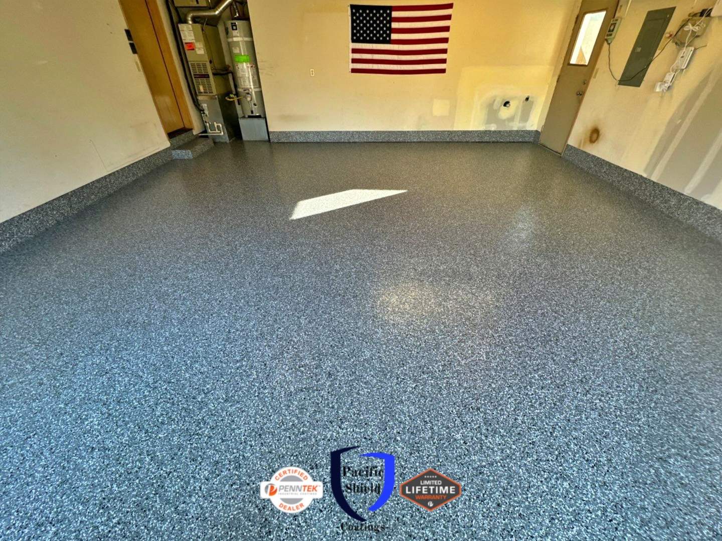 2 Car Garage in Smoke by Pacific Shield Coatings, Inc.