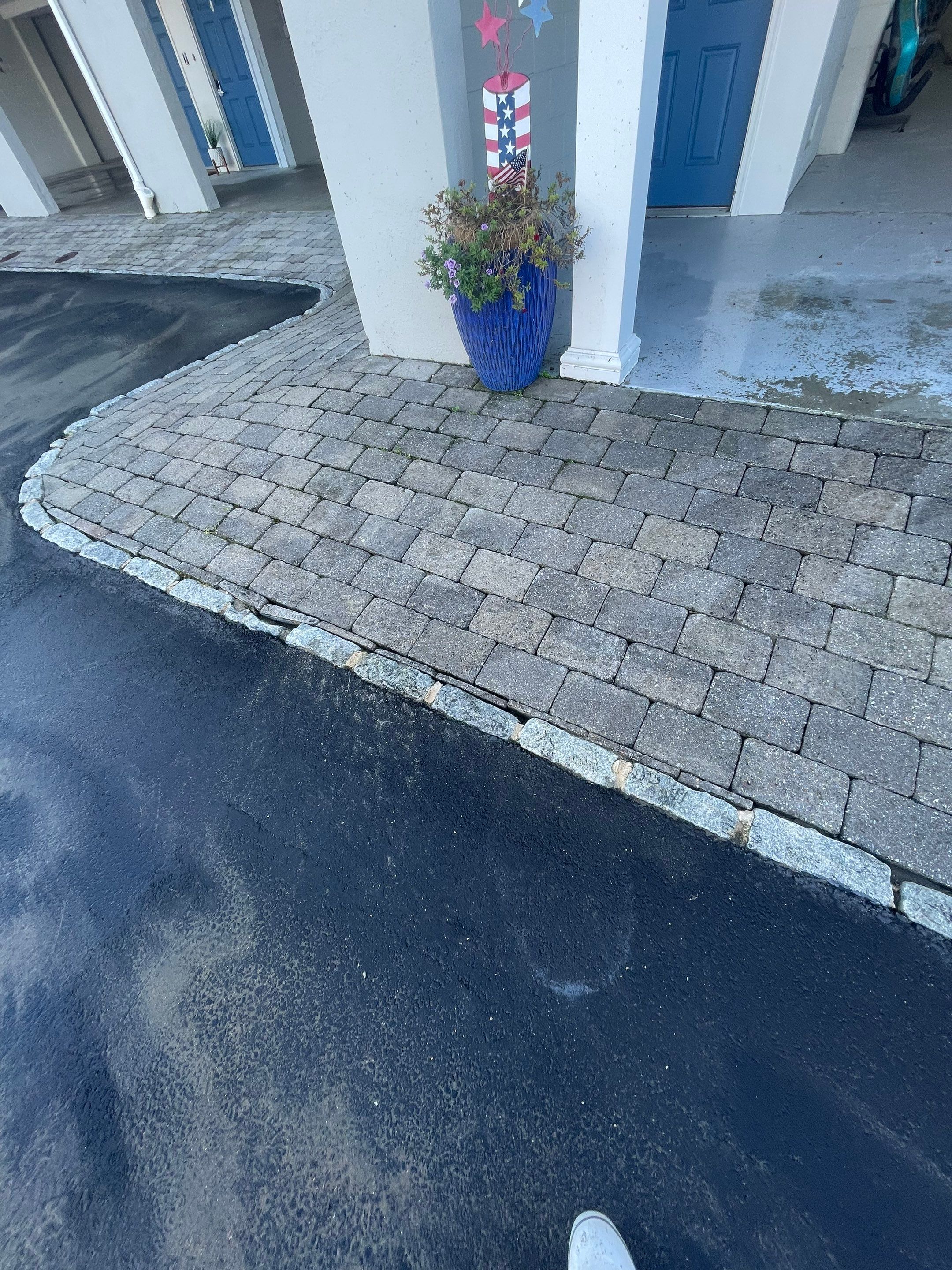 Pavers Cleaned & Concrete Cleaning by SJ Exterior