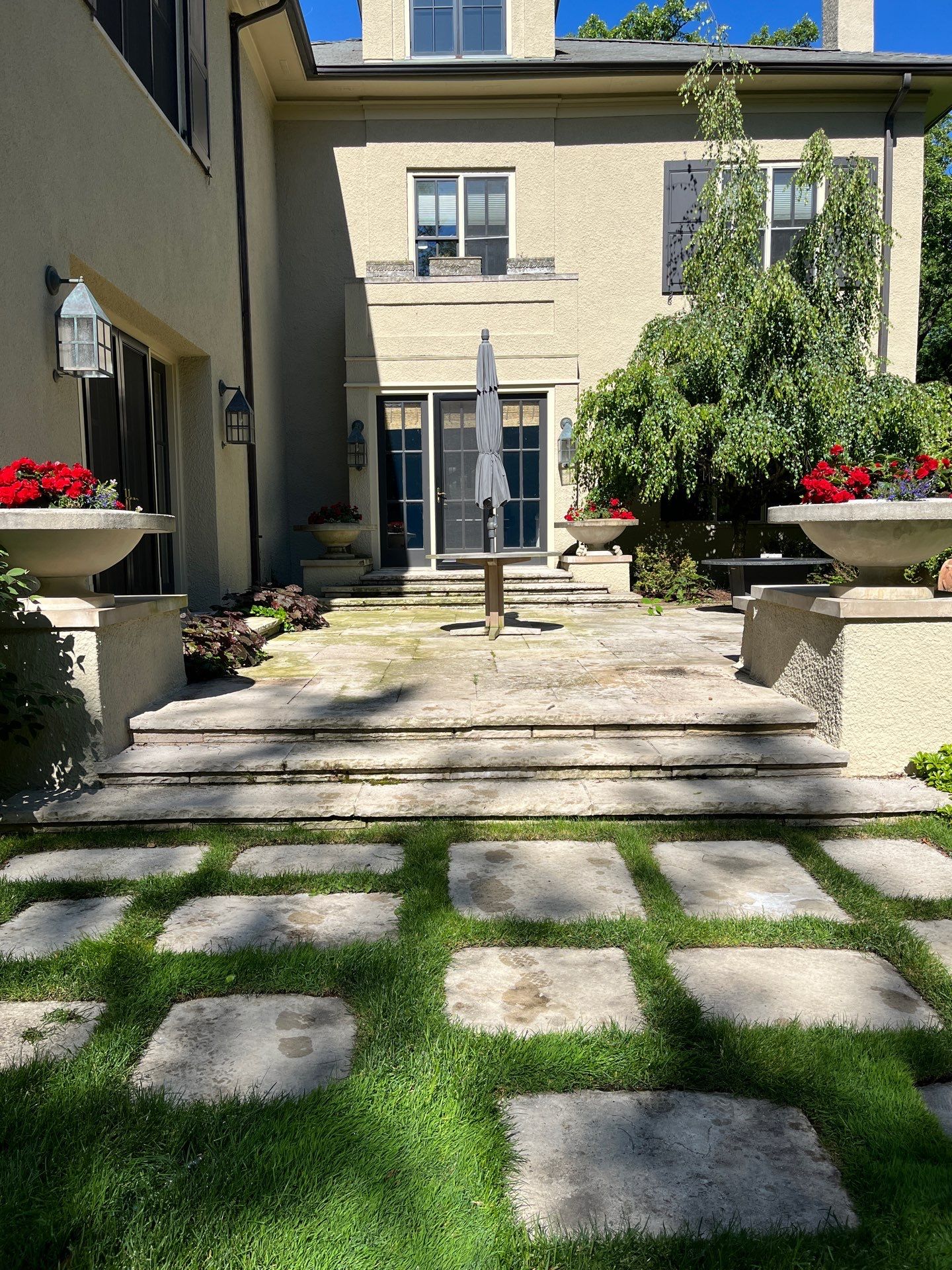 Natural Stone Surface Pressure Washing by Northern Power Washing LLC.