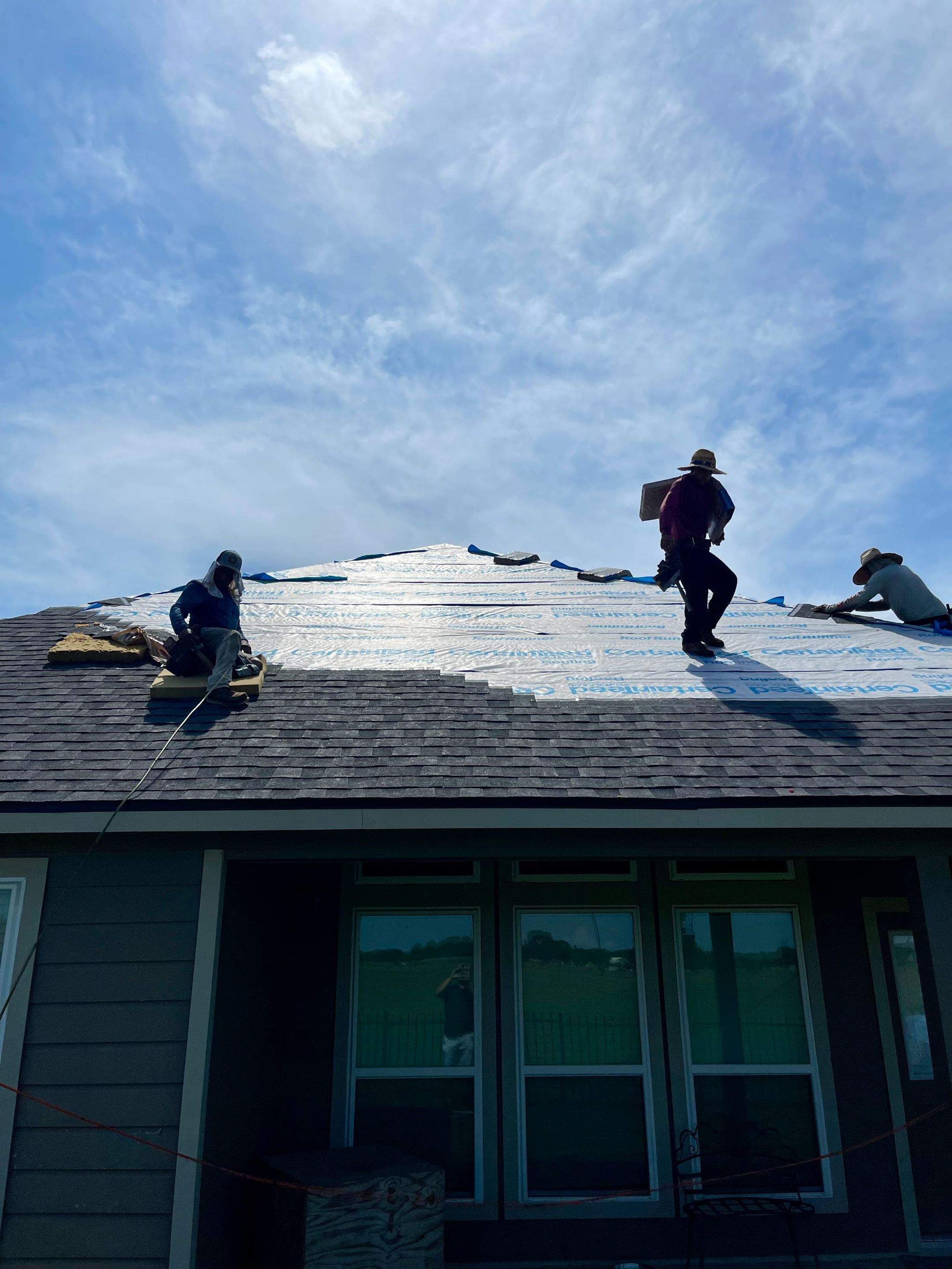 Insurance Claim Roof Replacement – CertainTeed Landmark Max Def Moire Black by Black Coast Roofing
