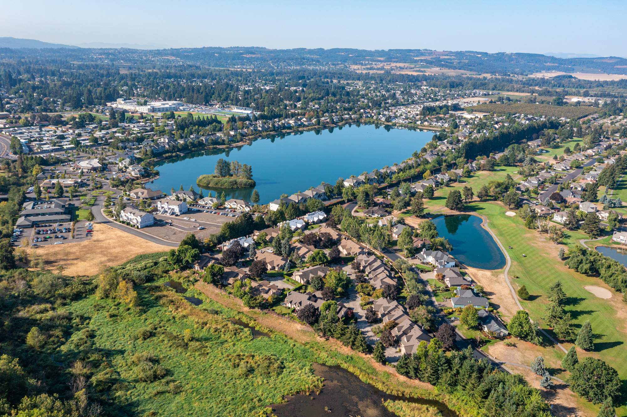 Large HOA Reroof project by Hawthorne General Construction