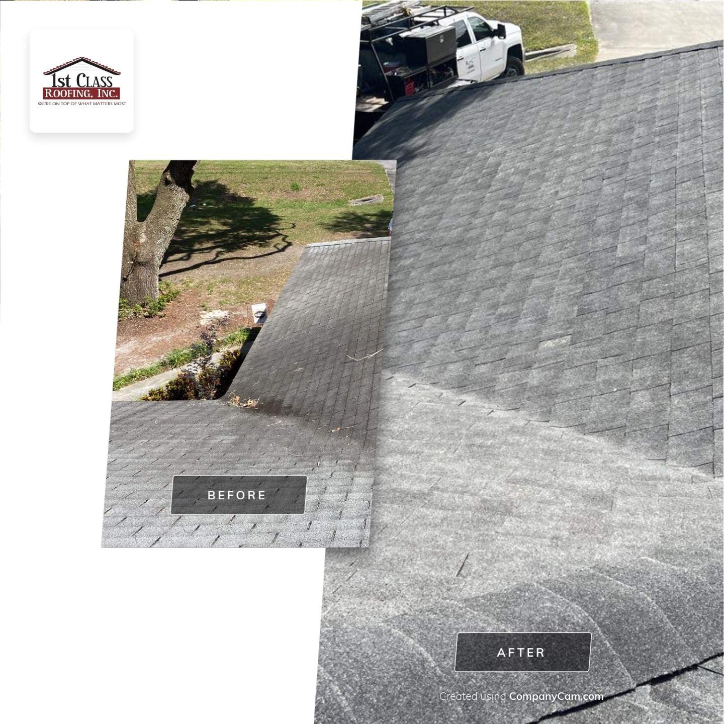 Residential Roofing Installation using GAF Timberline HDZ by 1st Class Roofing, Inc. 