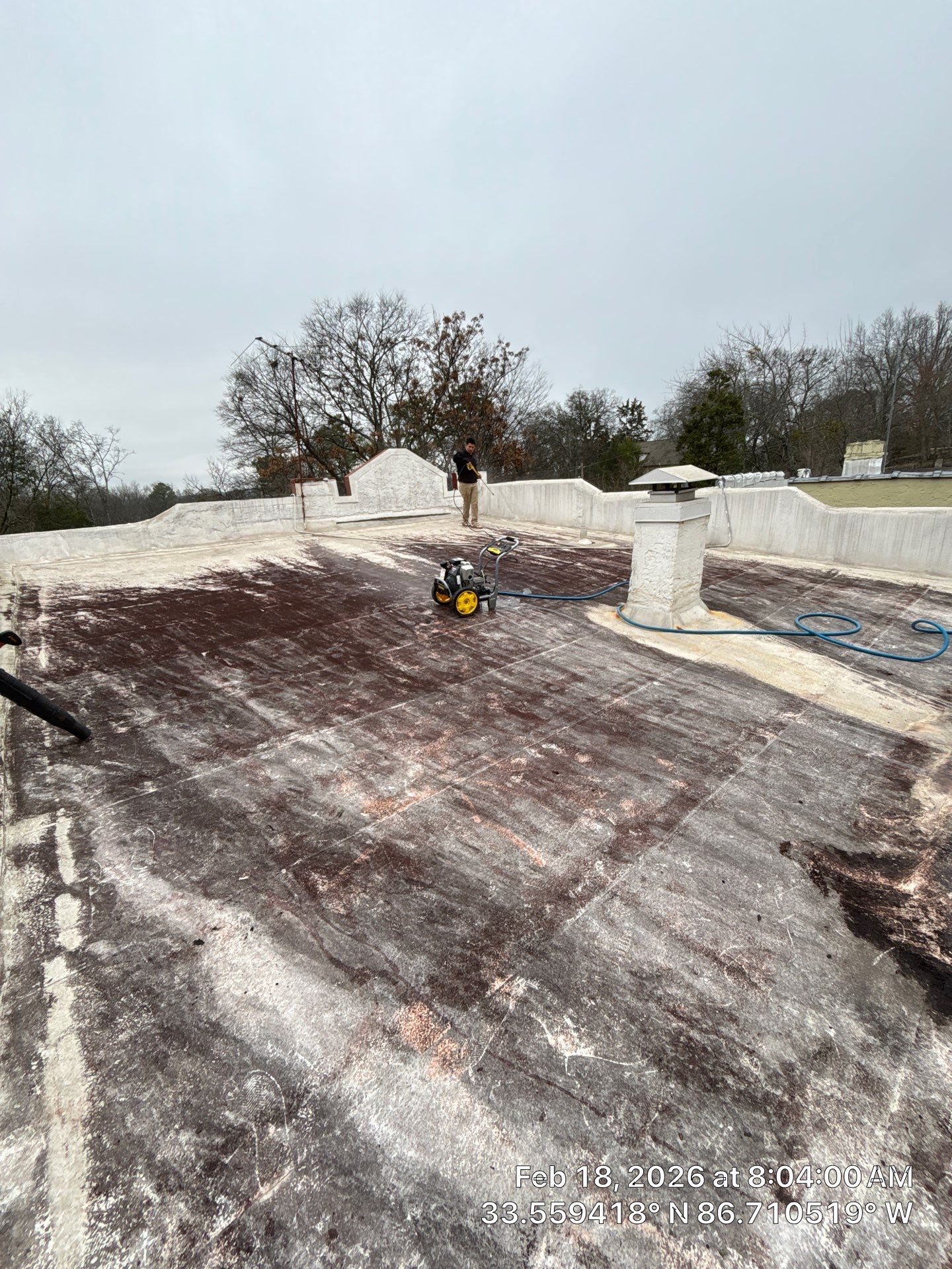 Flat Roof Restoration in Birmingham by NANOROOF Alabama
