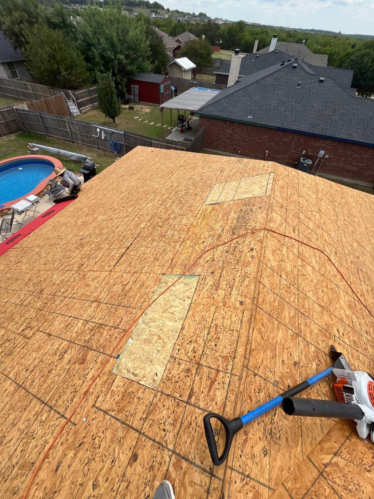 USAA Approved Reroof Project by Berry Good Roofing 