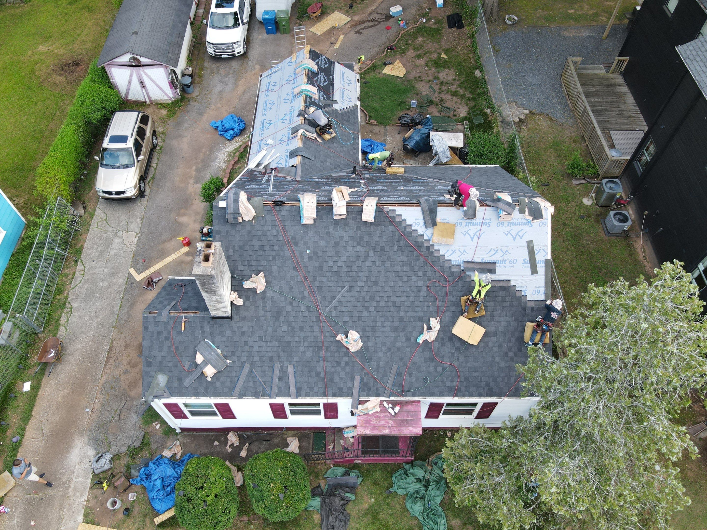NEW roof, ALL NEW decking, and ALL NEW gutters by Nailed It Roofing & Remodeling LLC
