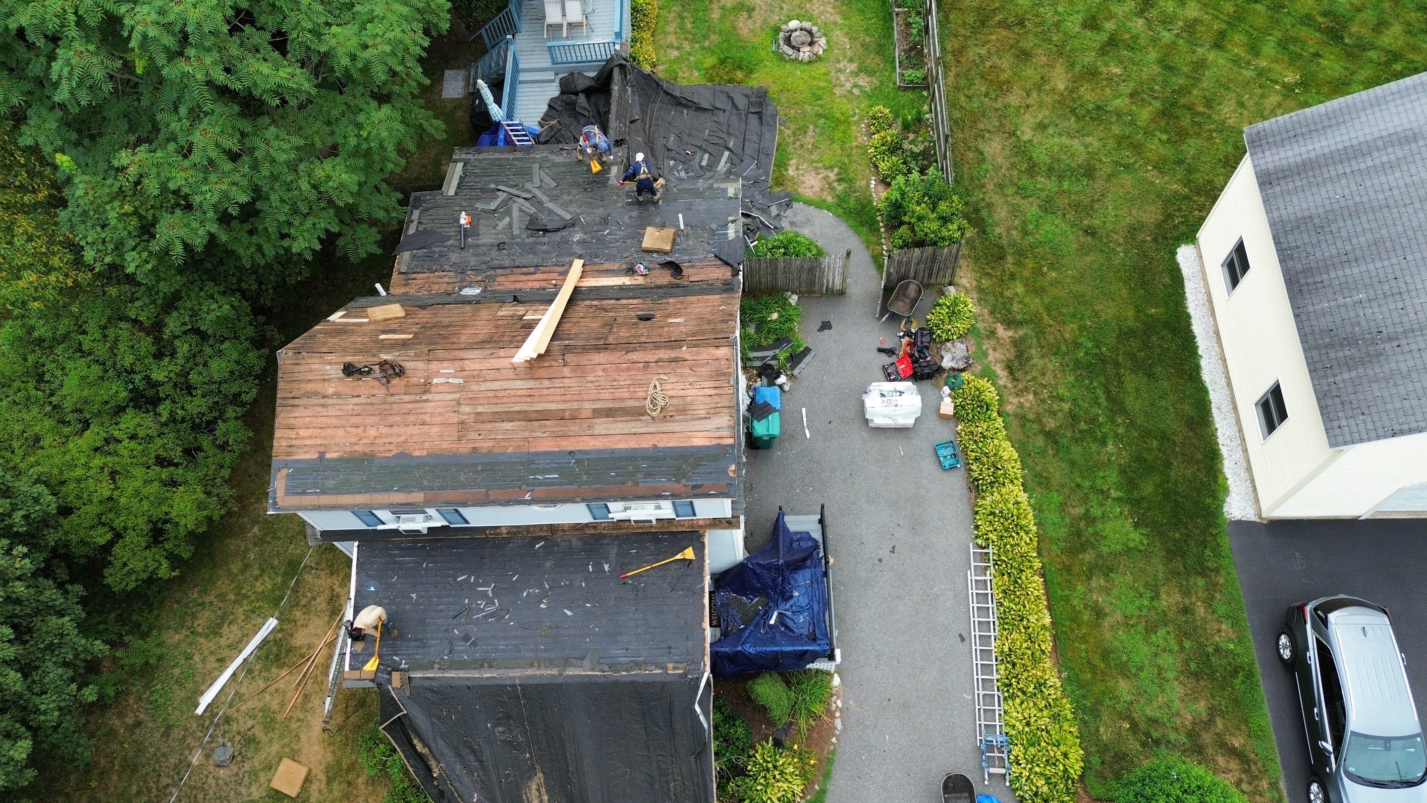 Roof Replacement & EPDM Flat Roof Installation, Billerica, MA by Mighty Dog Roofing of Greater Middlesex County