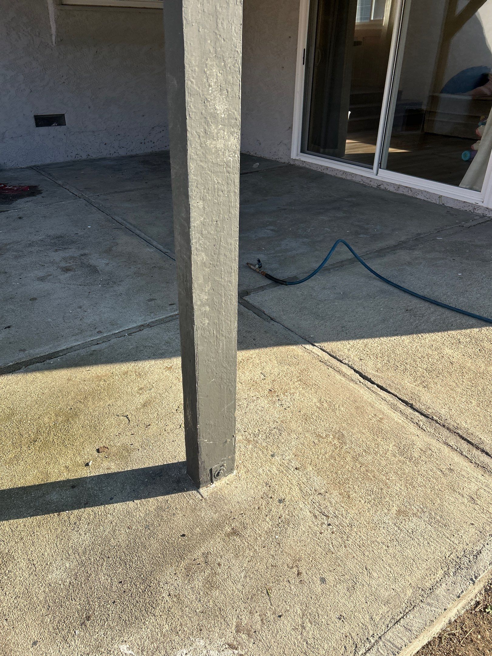 Hot Water Concrete Cleaning Driveway & Patio In La Mirada, CA by La Power Washing Inc