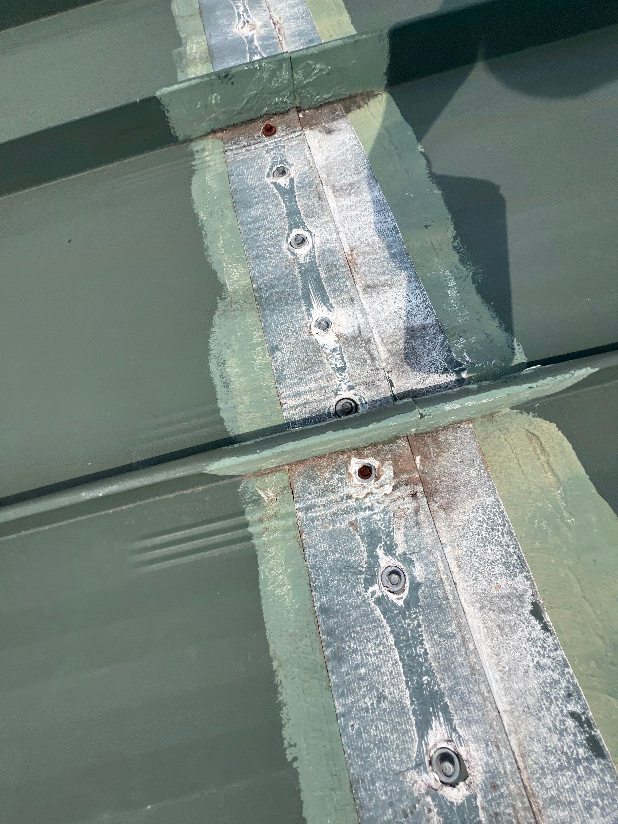 Hail Damage using Metal by Roof Repair Company