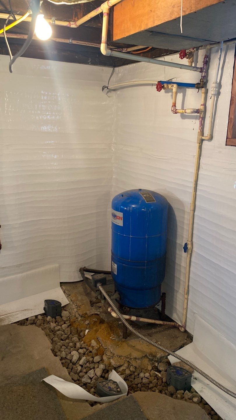 Interior Basement Waterproofing System by Toledo Basement Repair 