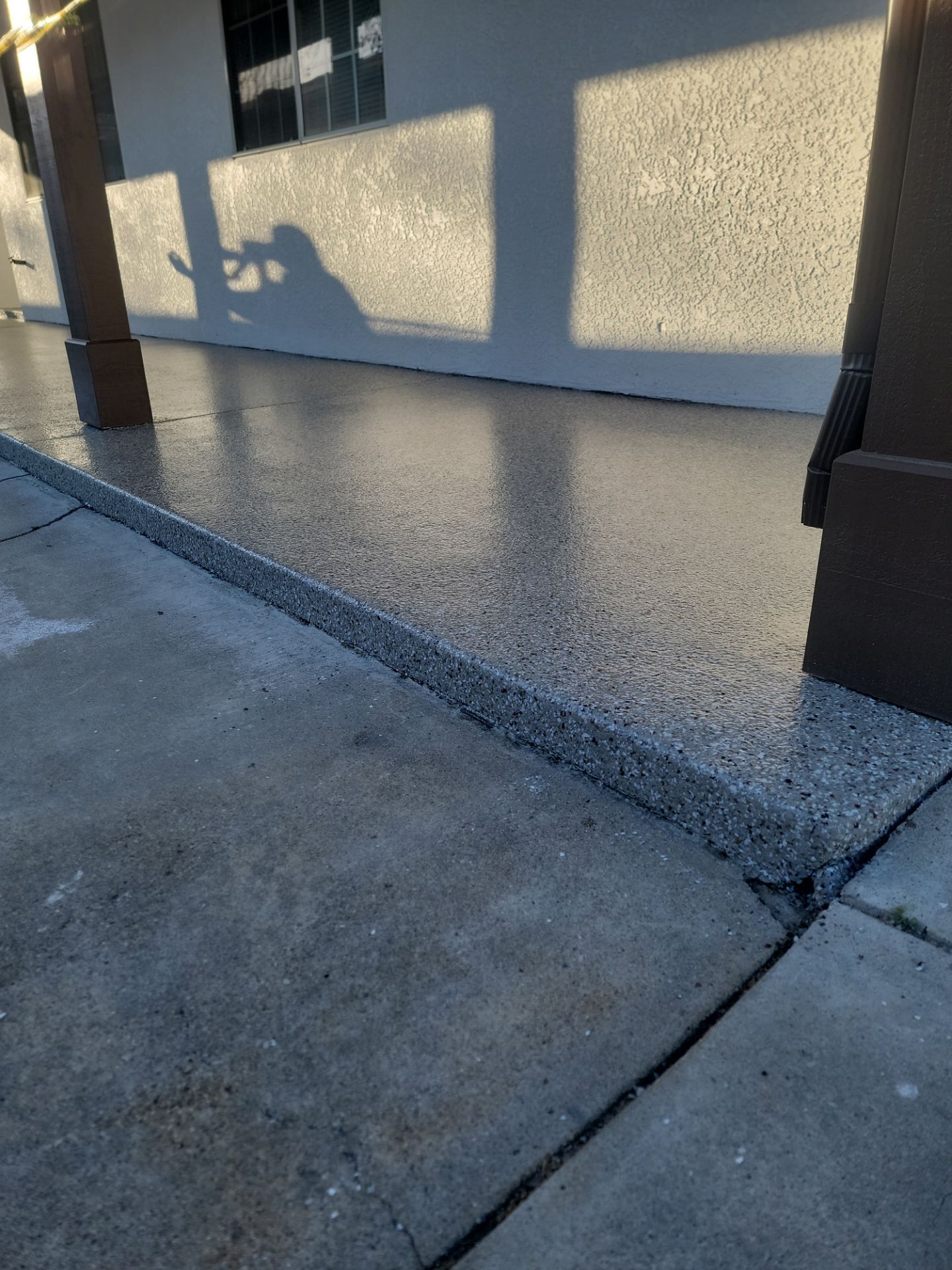 Front porch Makeover using Penntek by MGP Coatings