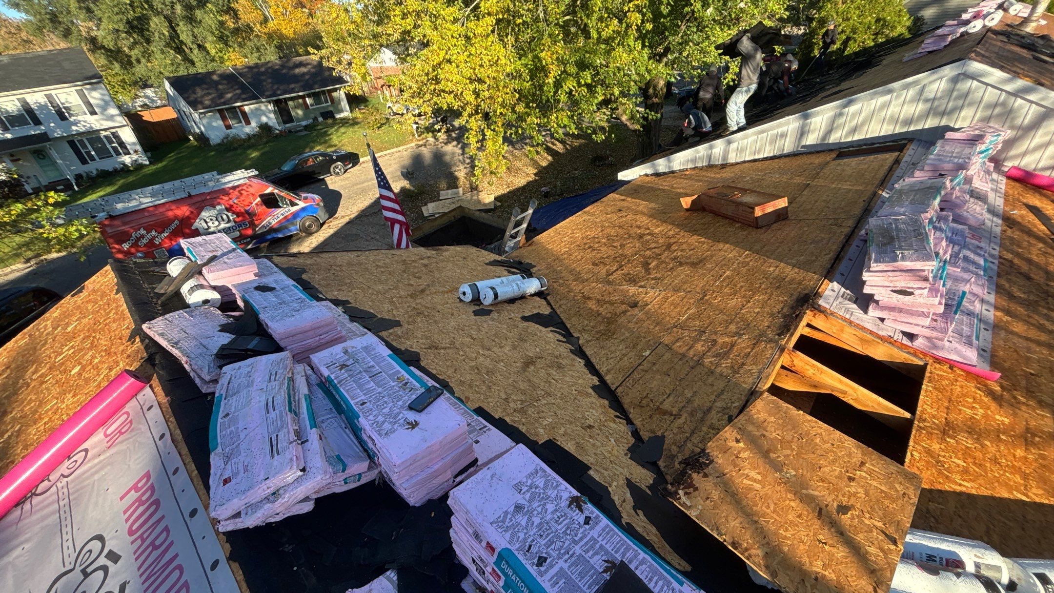 Roof Replacement using Owens Corning Estate Gray by 180 Contractors