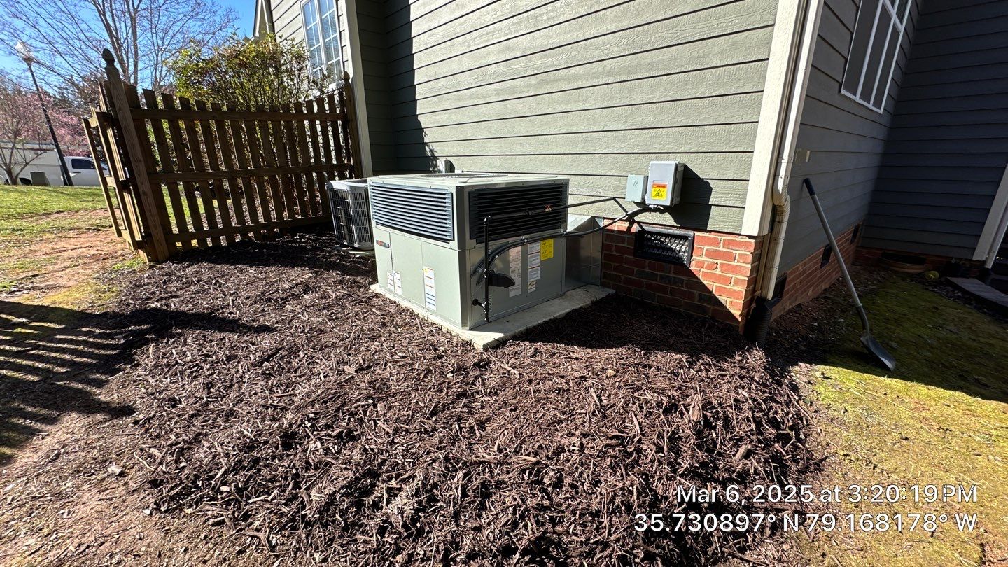 Trane Gas Package Unit Replacement by Nick's Mechanical LLC.