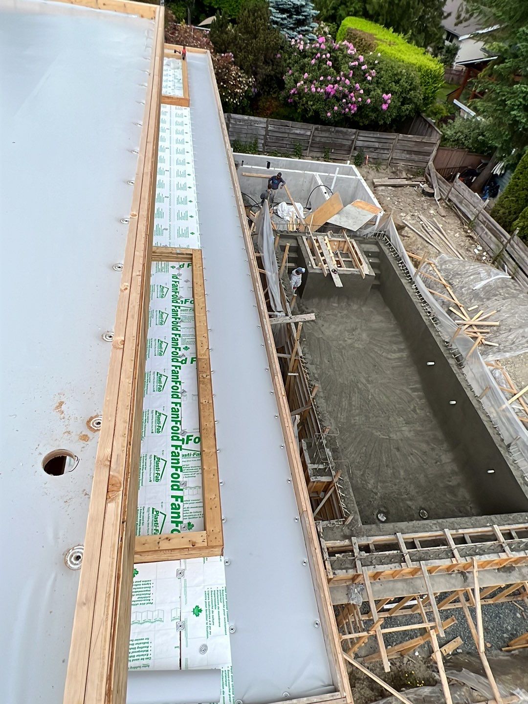 Residential Roofing Installation using Durolast roofing membrane by Top Notch Roofing Inc