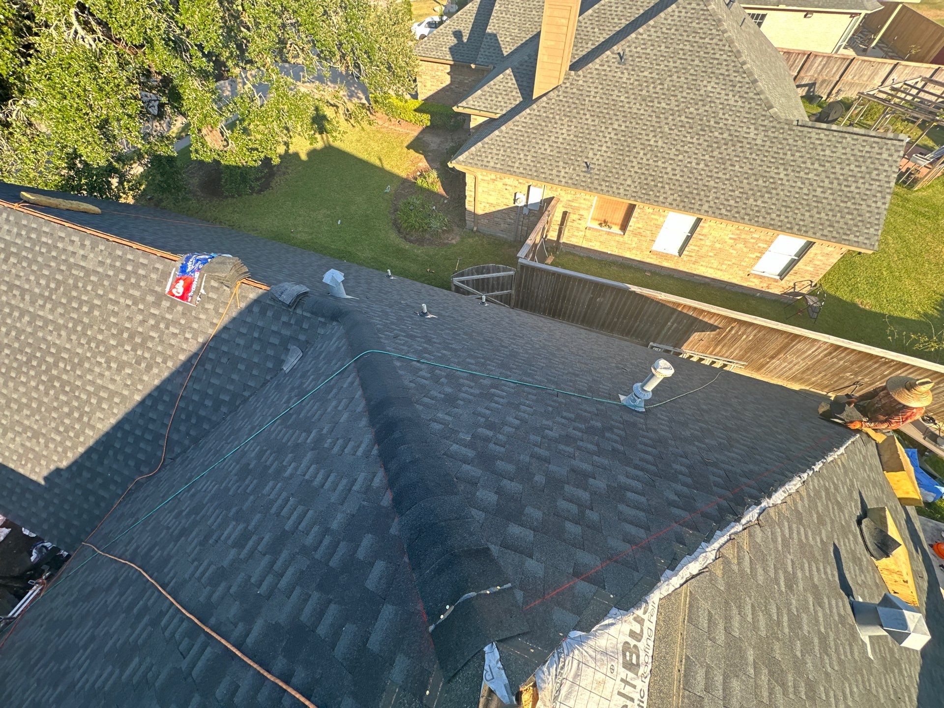 Gaf hdz charcoal by Motion Roofing