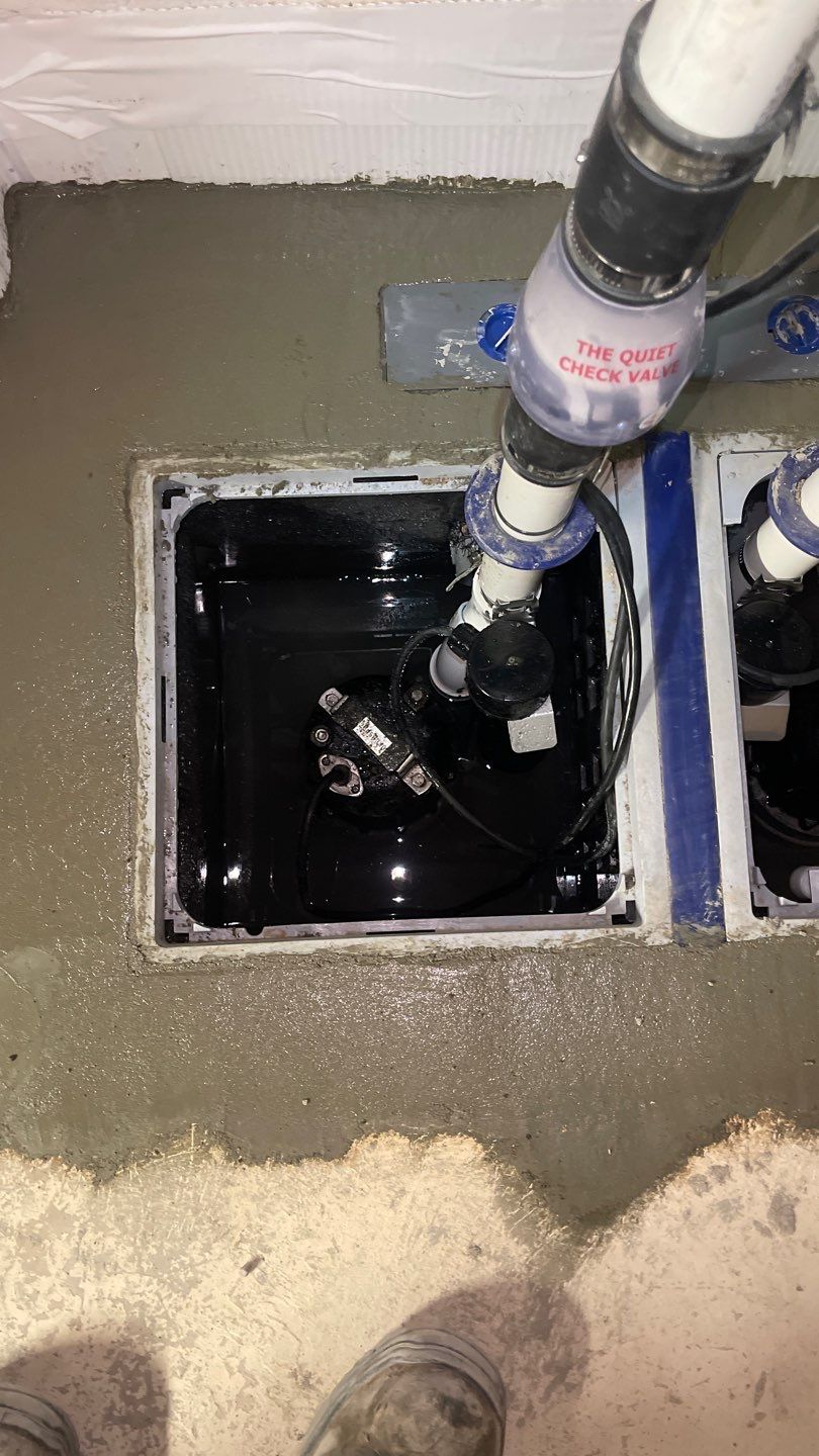 Interior Basement Waterproofing System by Toledo Basement Repair