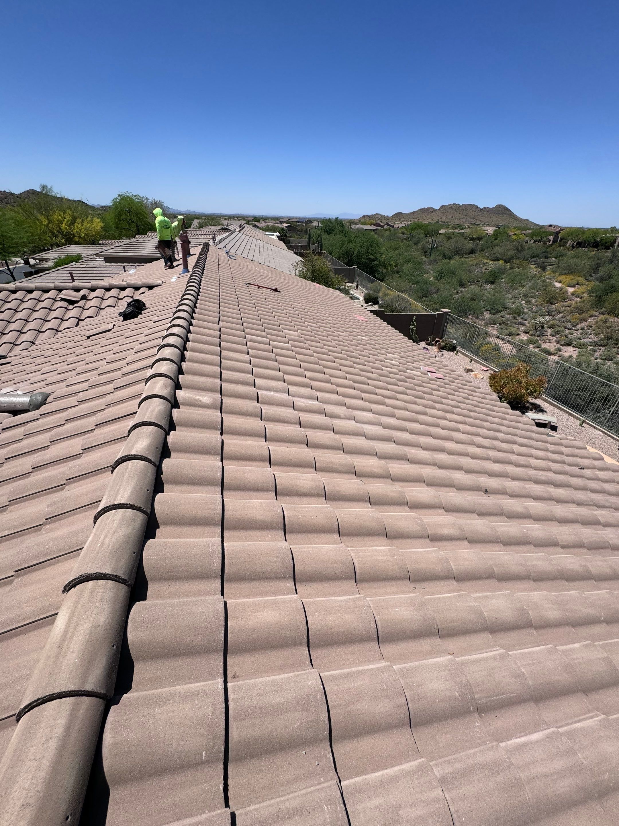 Sandstone Concrete Tile by Reimagine Roofing