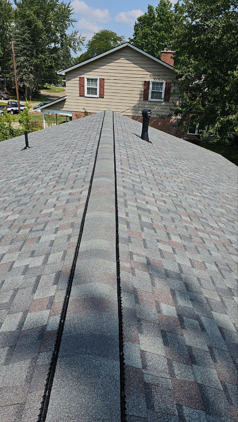 Atlas Pinnacle, Color, Summer Storm, Drip Edge, Black by Eagle Eye Roofing