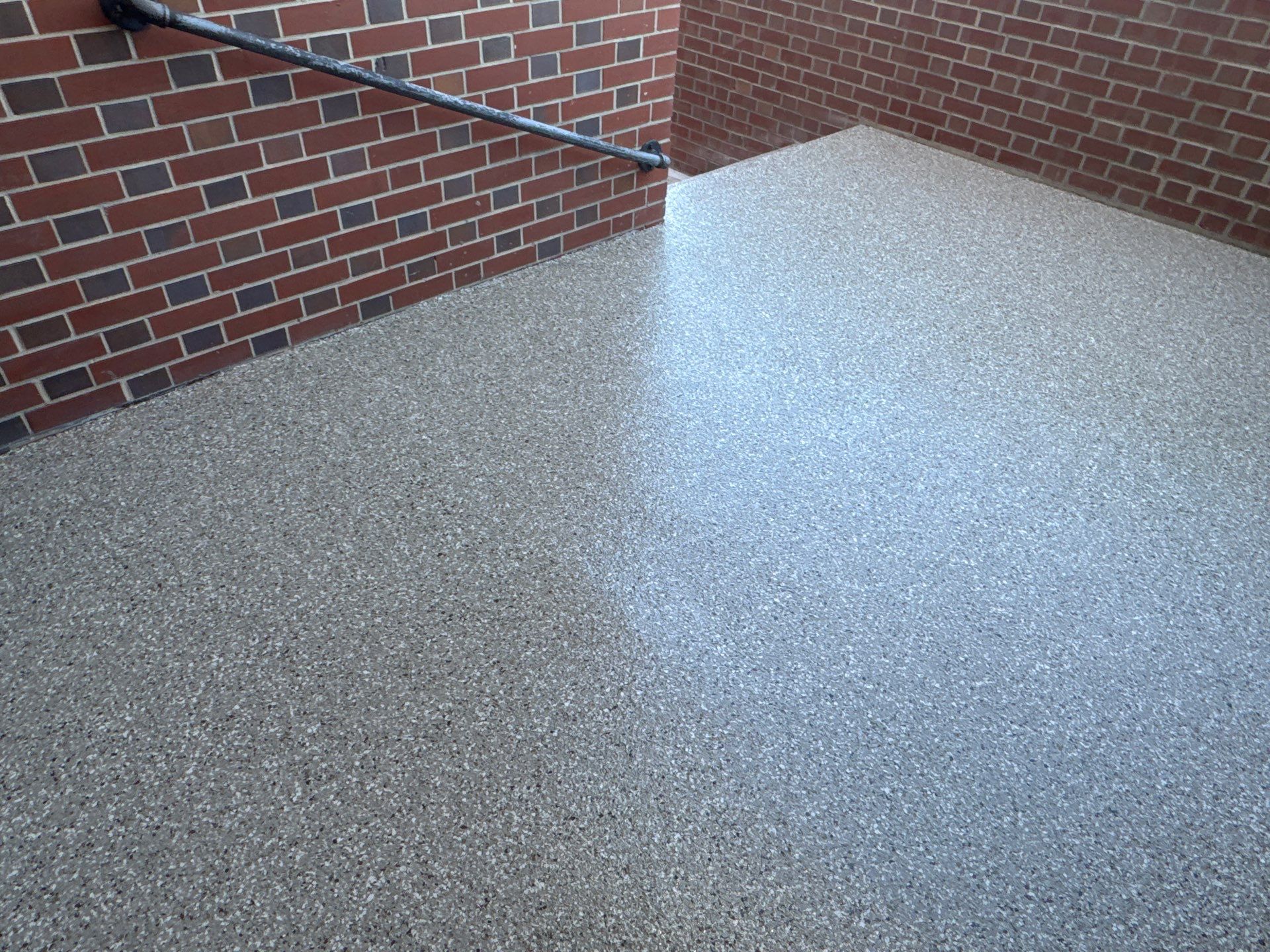 Lake Butler Courthouse in Lake Butler, FL in Pebble Beach by Cross Creek Concrete Coatings