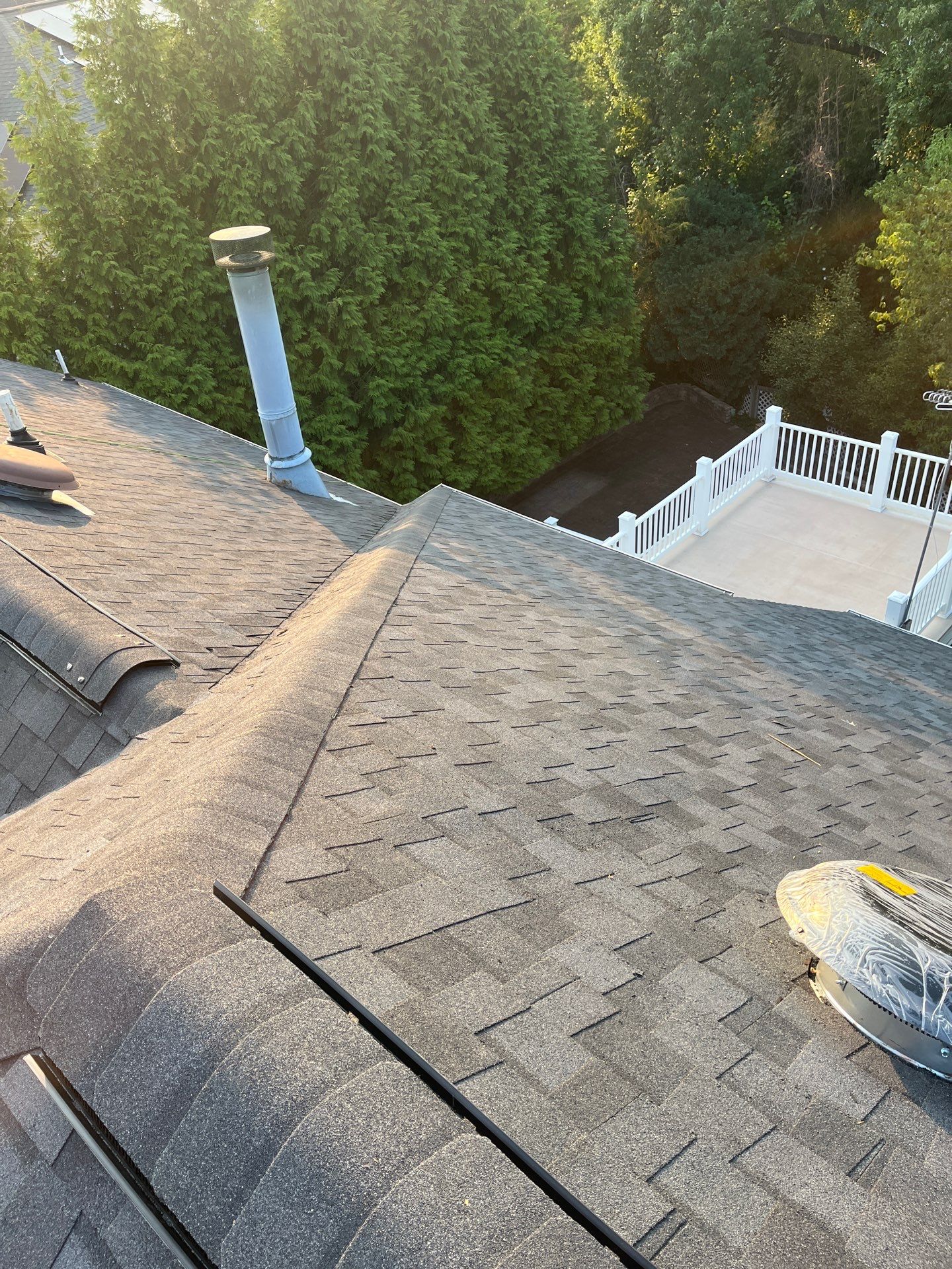 McLean: Residential Roof Installation with Landmark Pro Designer Shingles in Max Def Moire Black by RM Banning, Inc.