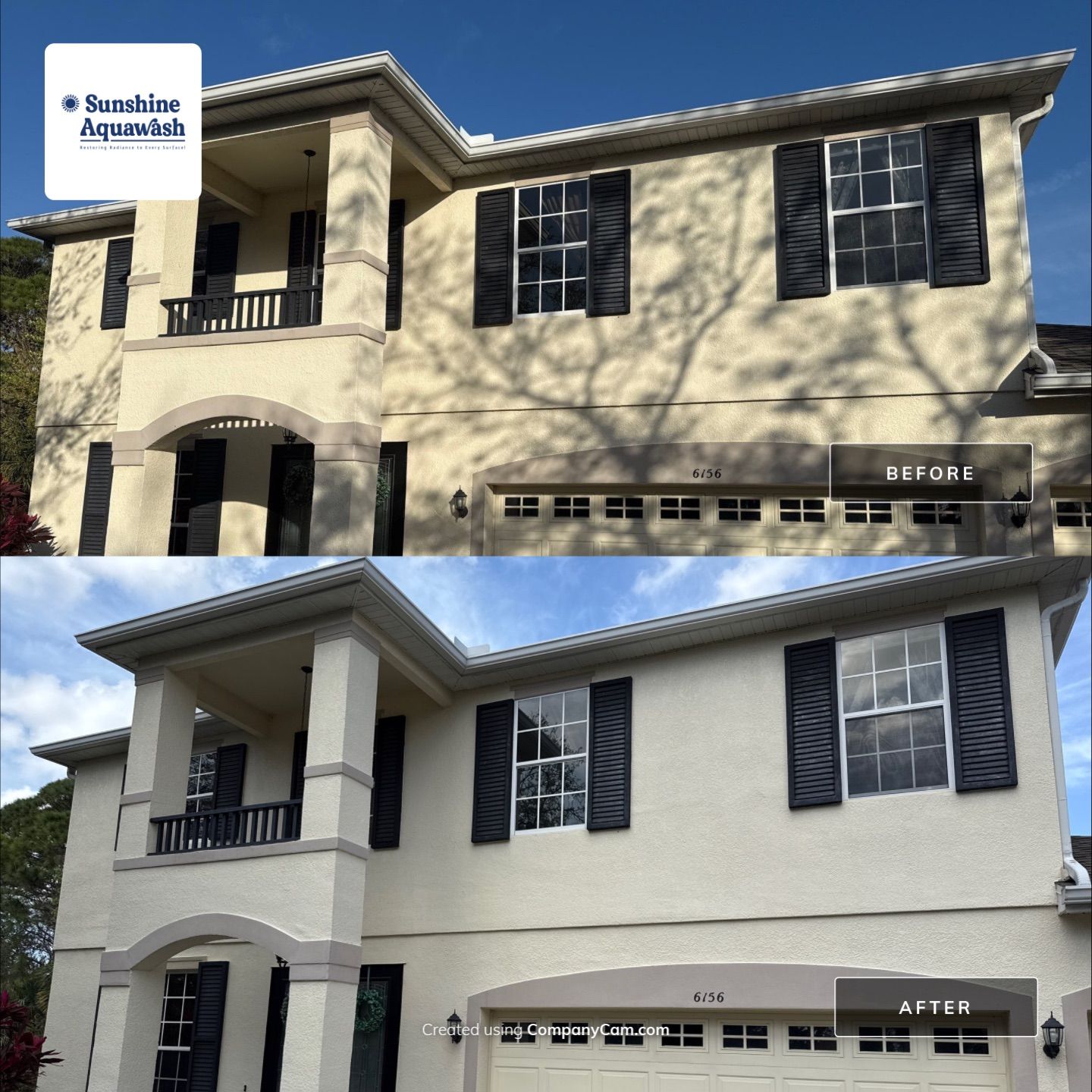 Barrington Ridge 2-Story House & Driveway Cleaning – Before & After Transformation! by Sunshine AquaWash