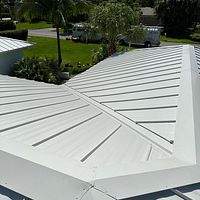 24ga 1" Nail-Strip Solar White by Total Roofing System The Metal Roof Experts