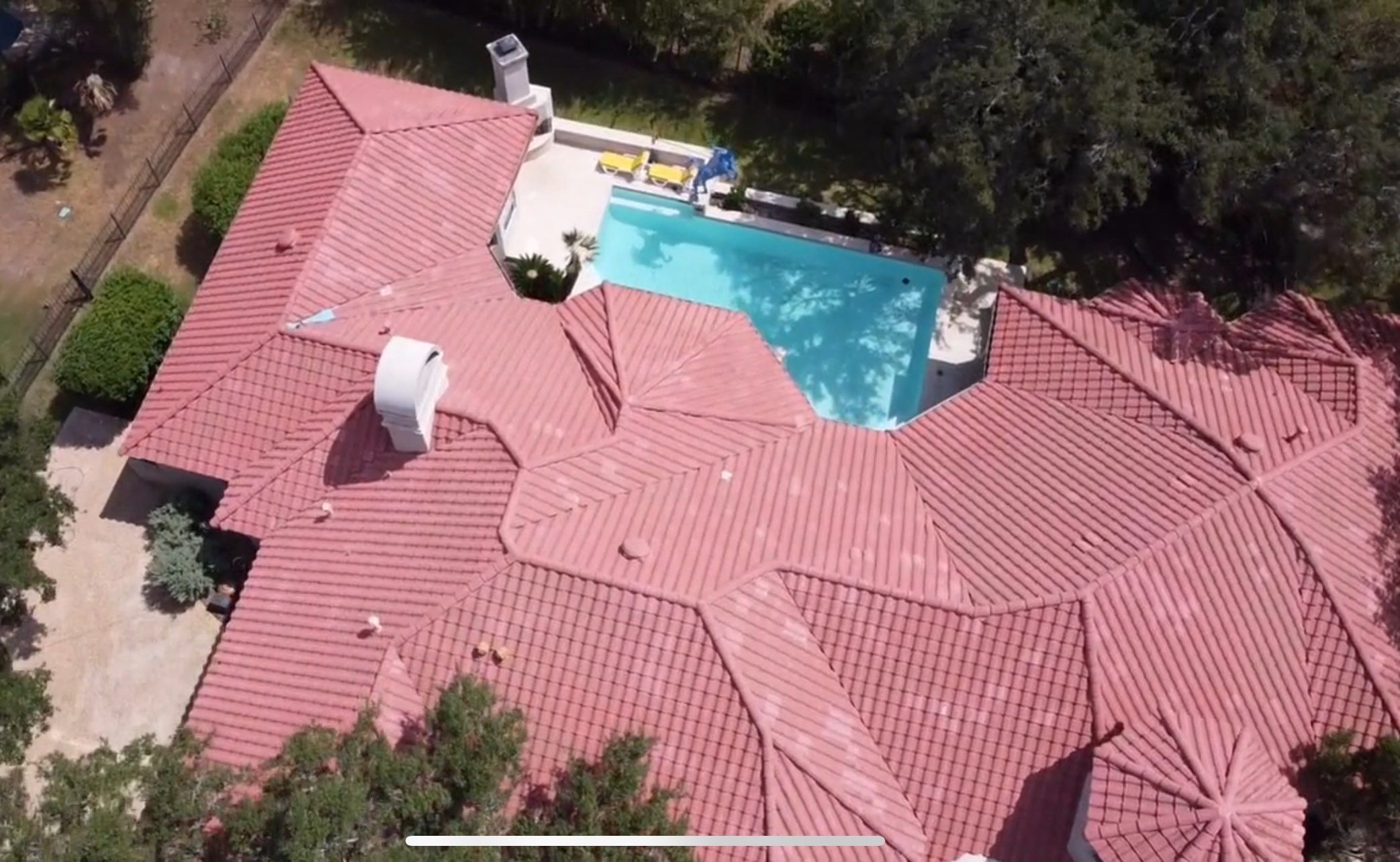 Tile Roof Wash Project in San Antonio by Bright Choice