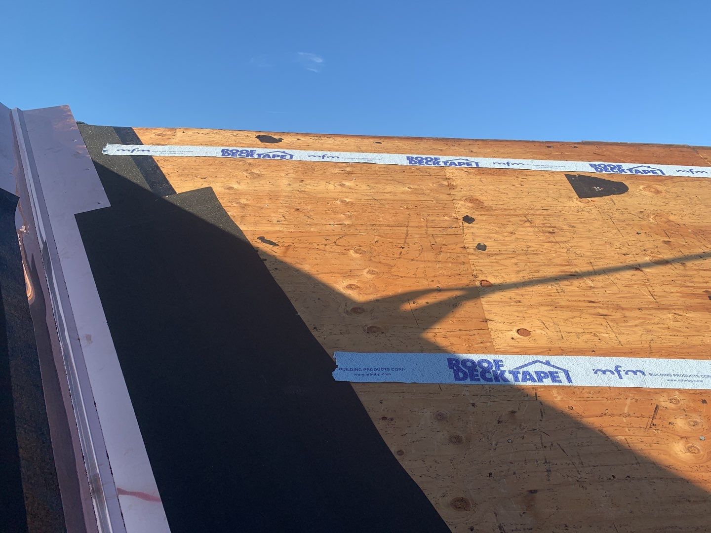 Commercial Roofing Installation using Owens Corning TruDefinition driftwood by A Plus Exterior
