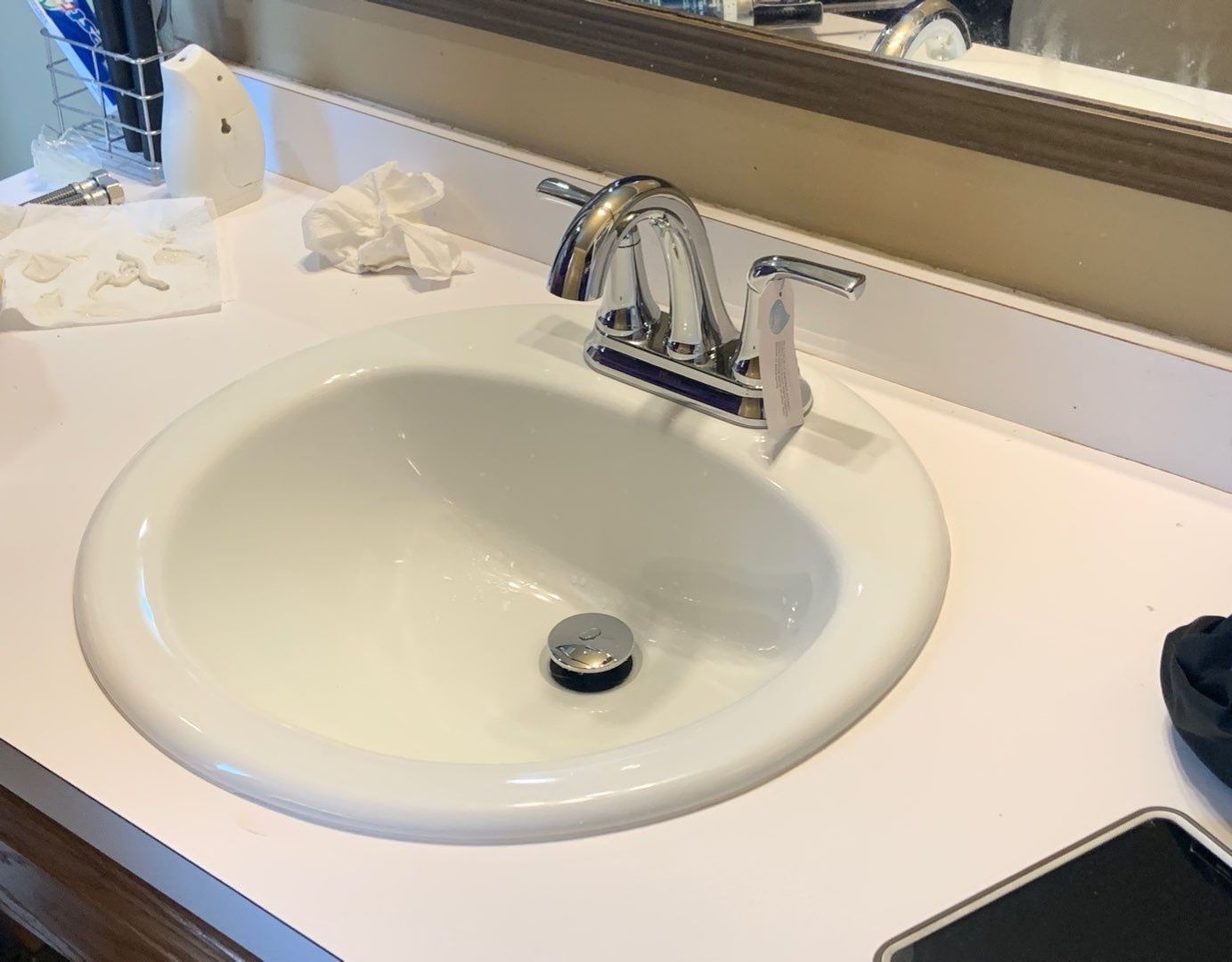 Bathroom Sink Install using Sink by A1 NERDY HOMES LLC