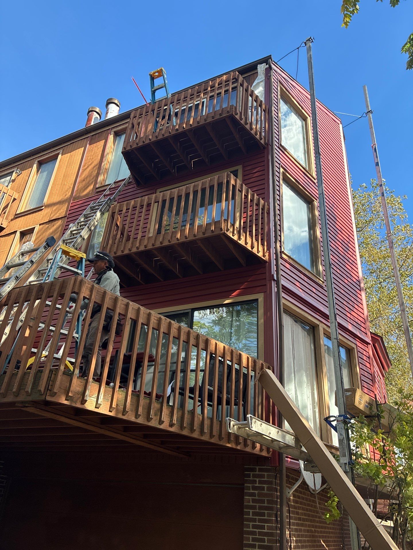 Mastic Quest Full Russet Red Home in Pittsburgh by Ideal Siding Pittsburgh