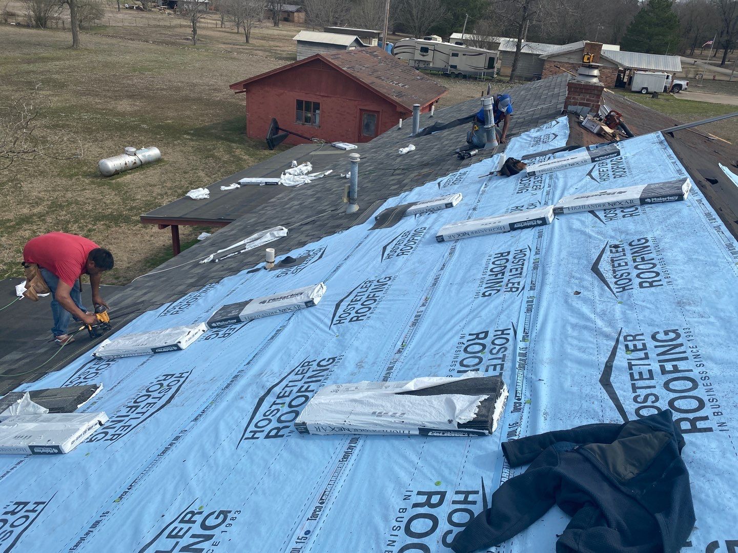 Residential Roofing Installation in Broken Bow, Oklahoma by Hostetler Roofing