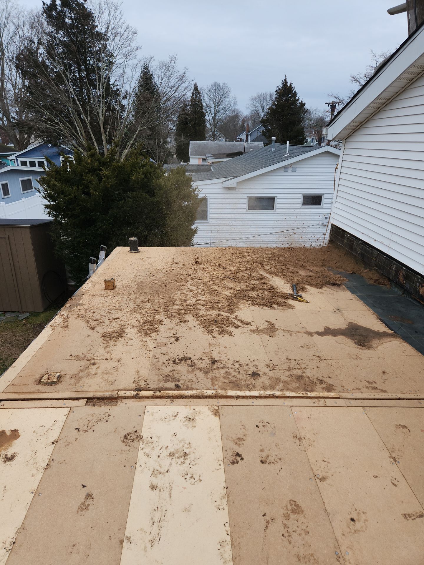 Residential Roofing Installation using Owens Corning TruDefinition Duration Sierra Gray by A Plus Exterior