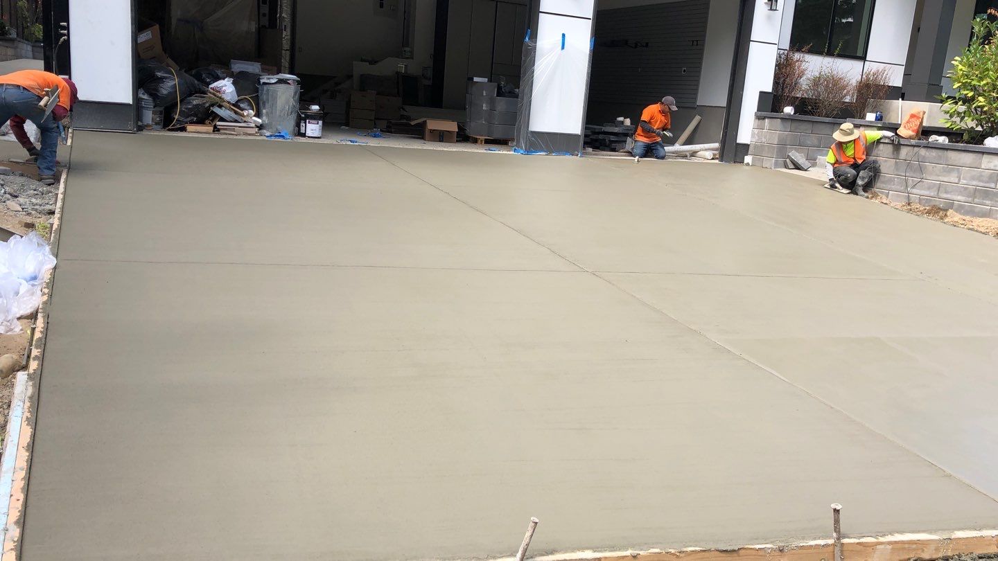 Bruce | Broom Finish Driveway, Concrete Project by Jireh Asphalt & Concrete Inc 