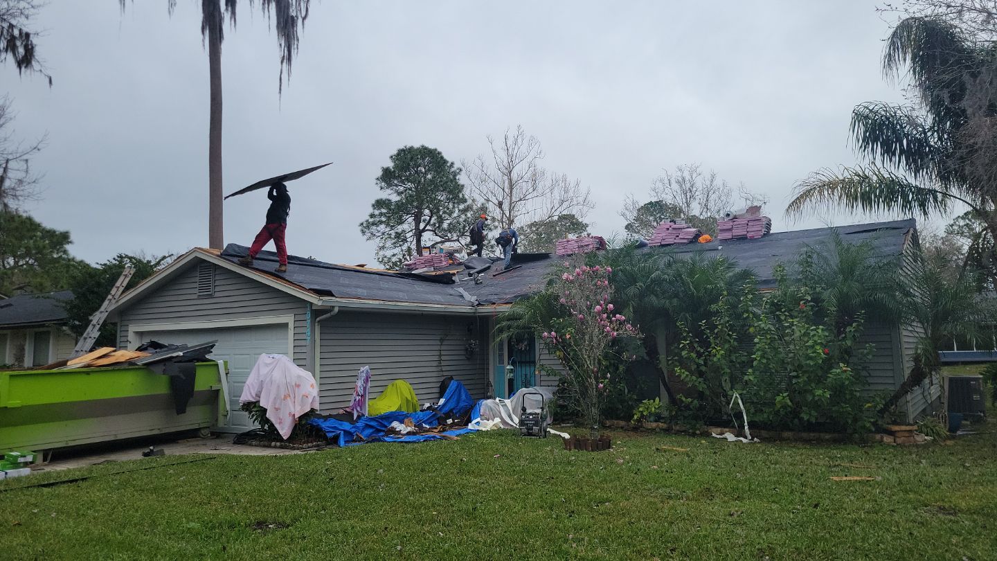 Residential Roofing Installation using Owens Corning TruDefinition Duration Shingles by Galaxy Builders, Inc.