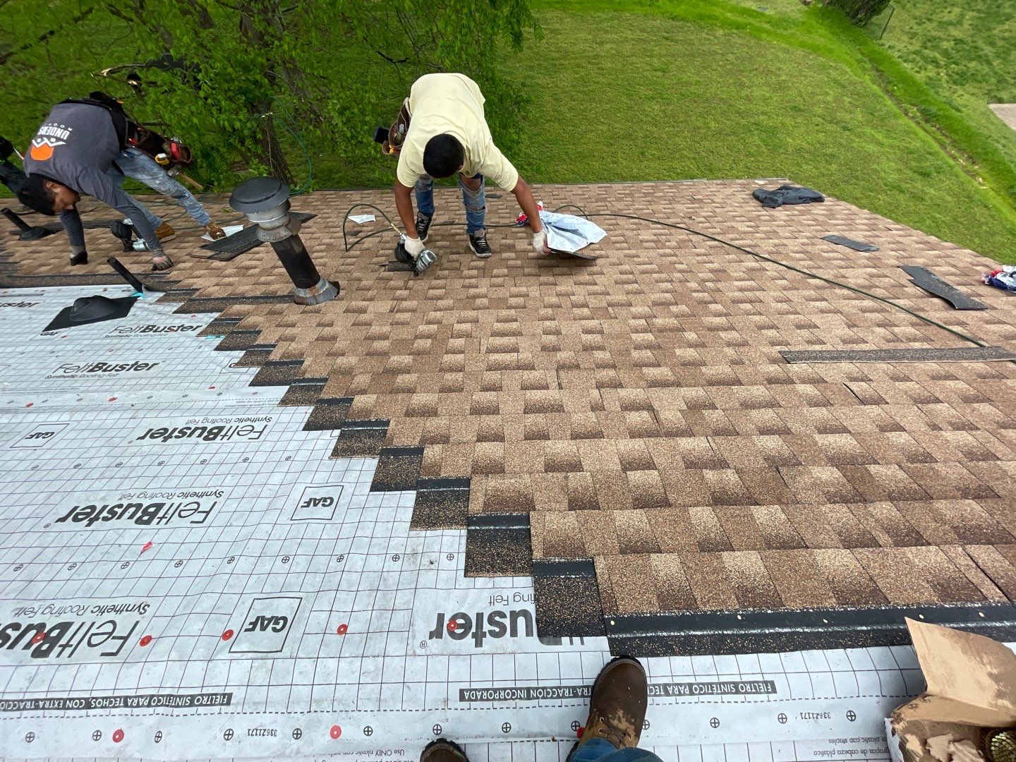 Residential Roofing Installation using GAF HDZ Roofing System  by Undersun Roofing 