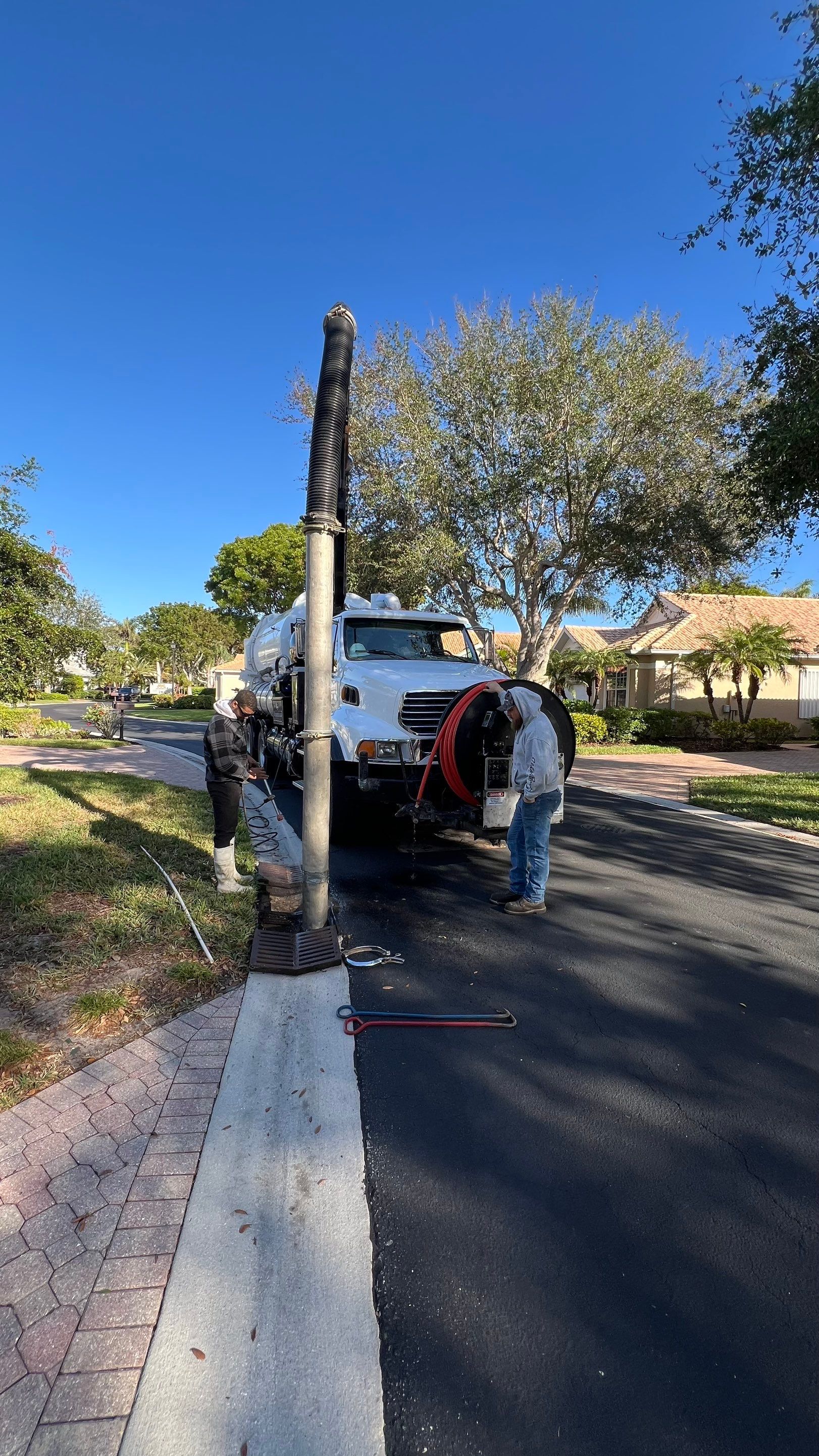 North Naples Neighborhood Catch Basin Cleaning by APS Power & Water