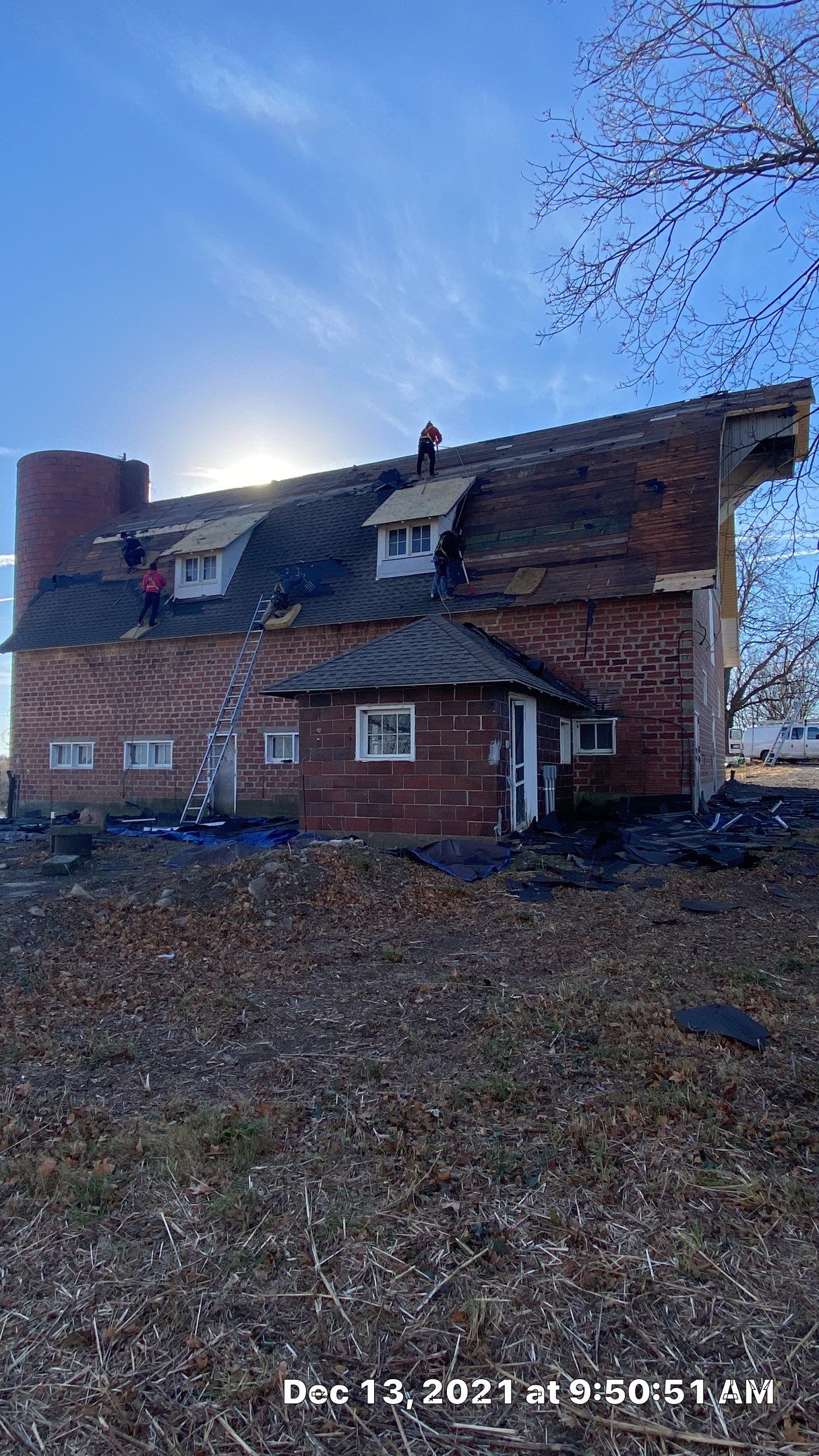 Roof Replacement with upgraded needed exhaust ventilation using Malarkey Vista Class III Impact Resistant Shingles in Black Oak color by Gorilla Exteriors Contracting, LLC