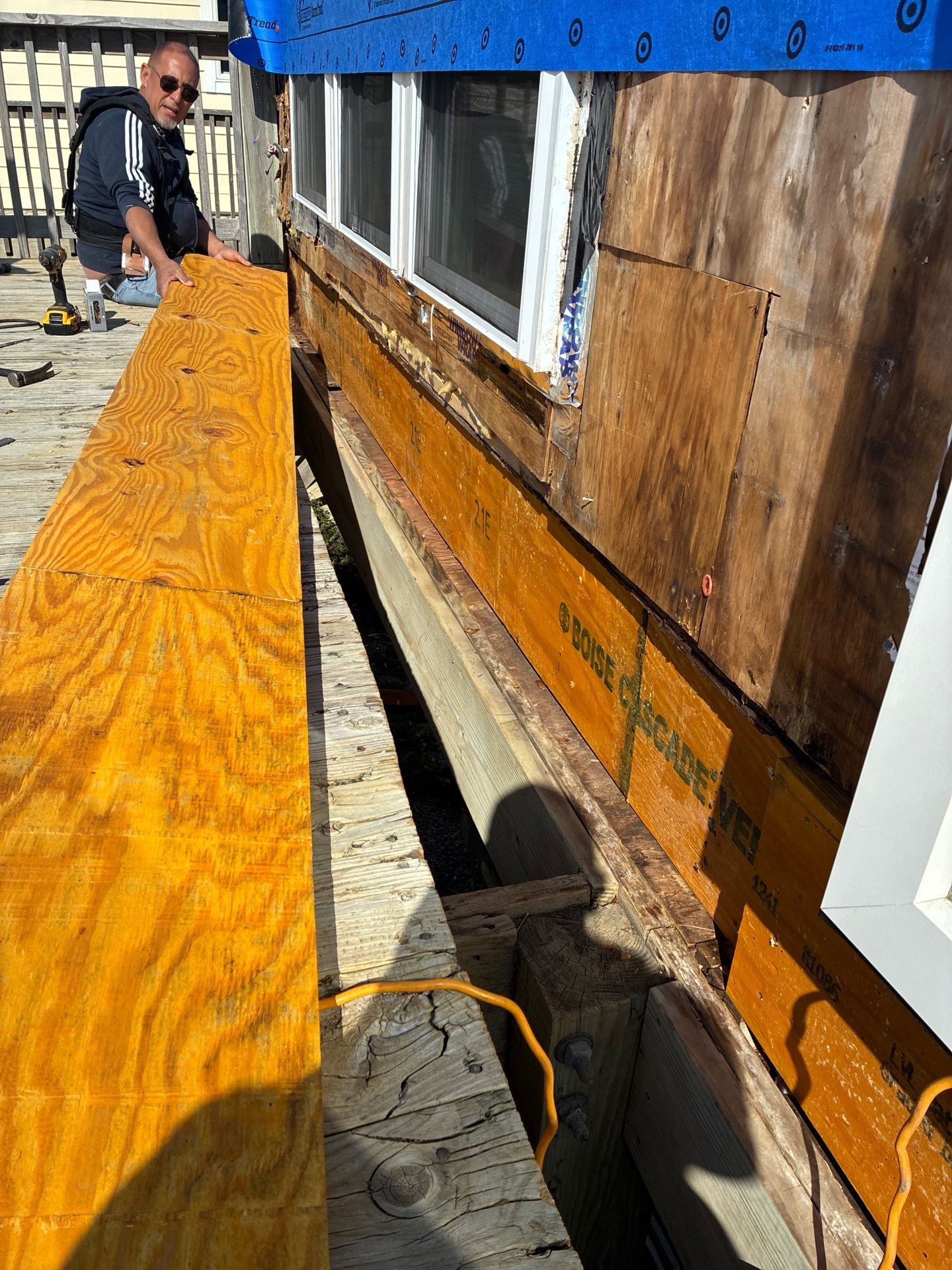 Oceanfront Structural Repair and Exterior Rebuild in Oak Island NC | RGR Construction and Roofing, LLC by RGR Construction and Roofing, LLC