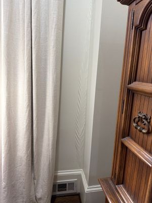 Interior Wall Repair and Crown Molding Installation