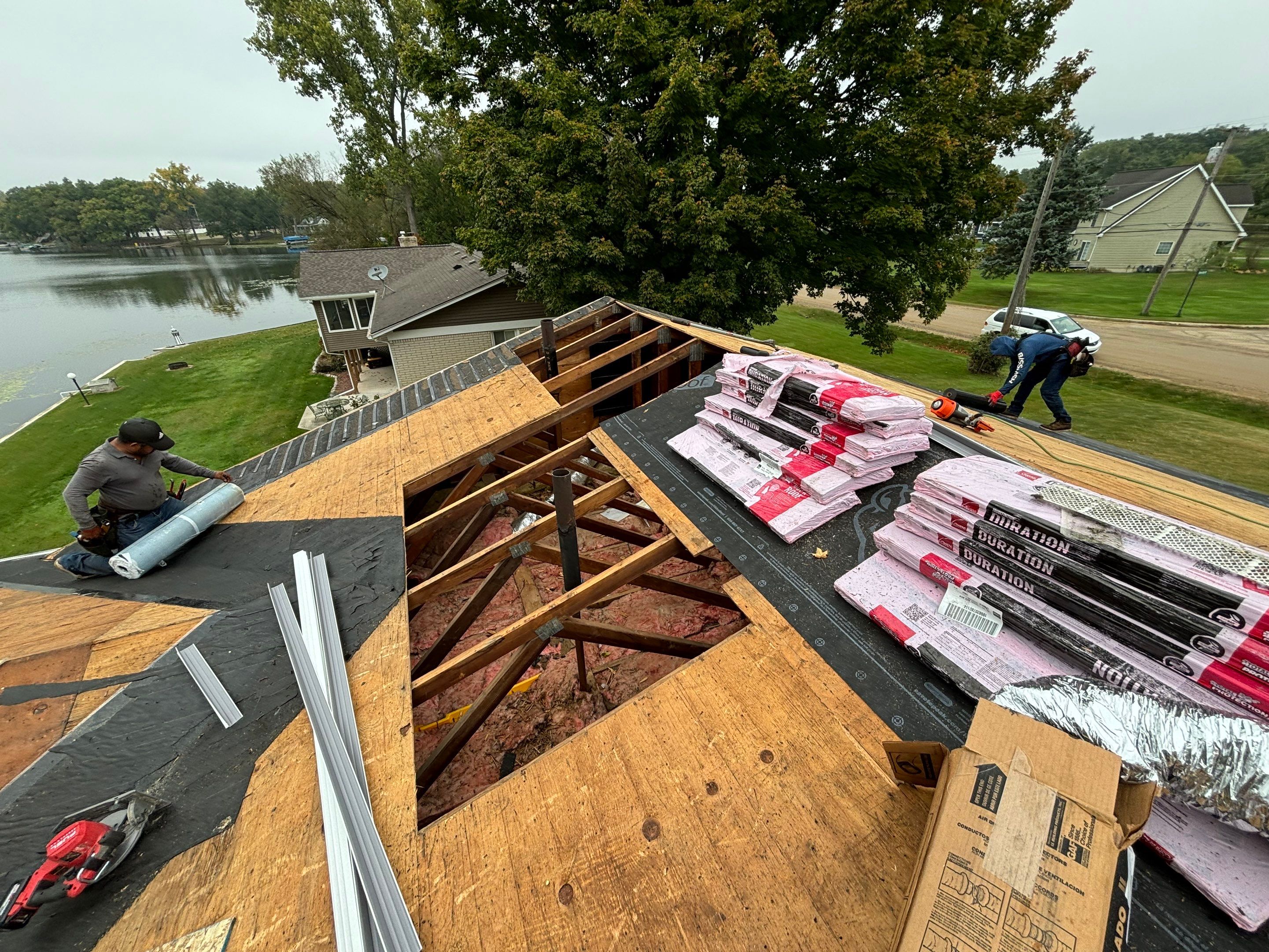 Roof Replacement using Owens Corning by 180 Contractors