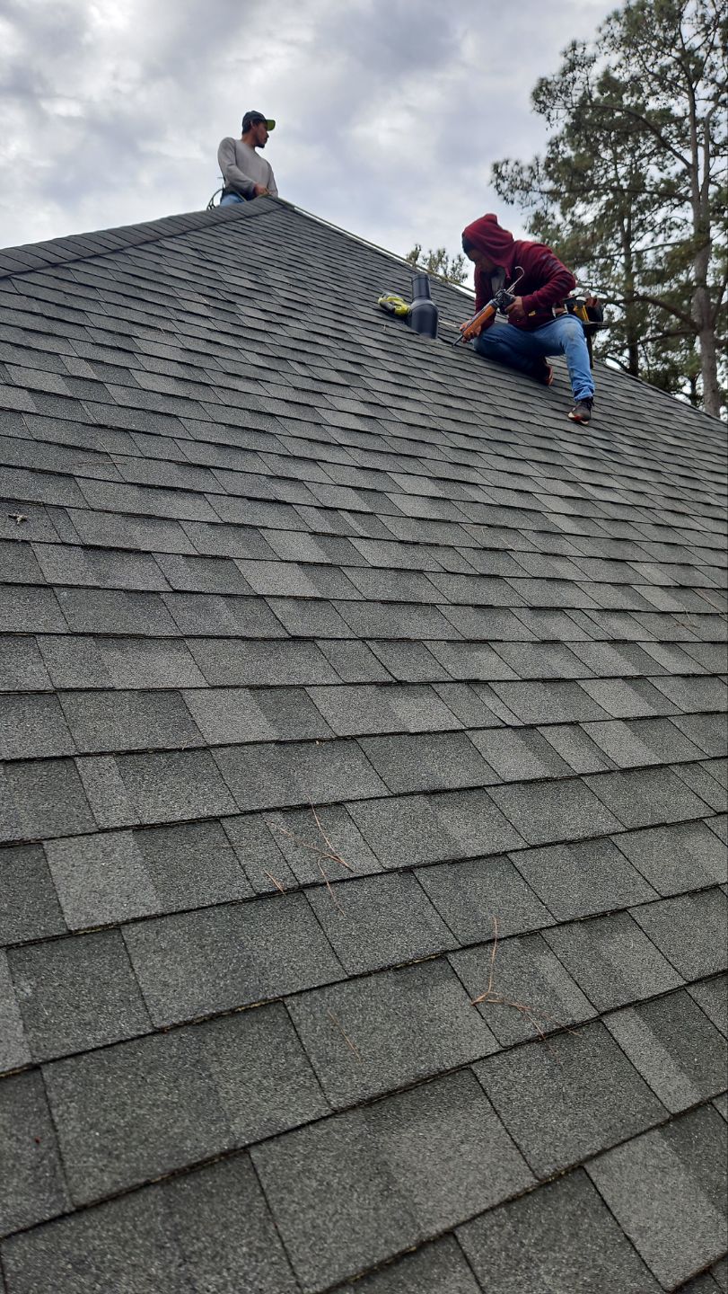 Roof Repair with PermaBoots, Gutter Installation, Cleaning, using 6" Seamless Gutters and Leaf Filter Guards by Indigo State Roofing