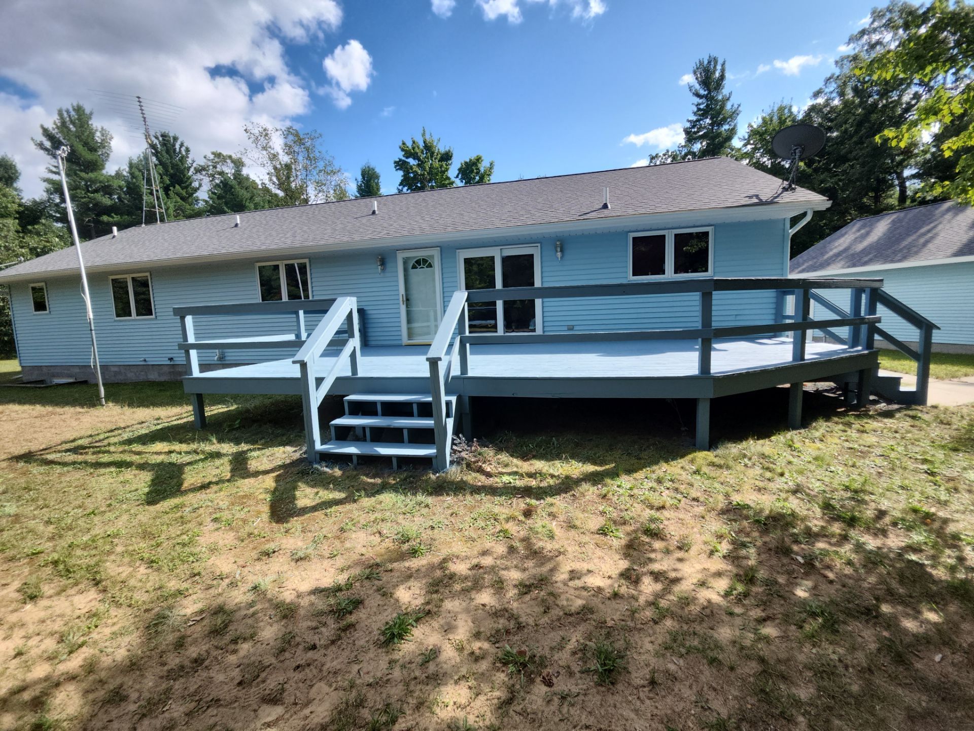 Deck staining and exterior foundation painting! by Gordon Painting
