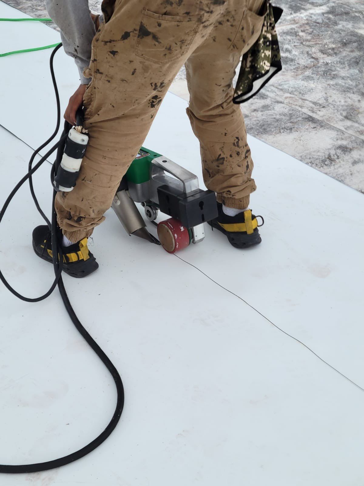 Emergency Repair on School from Storm Damage by Four Peaks Roofing