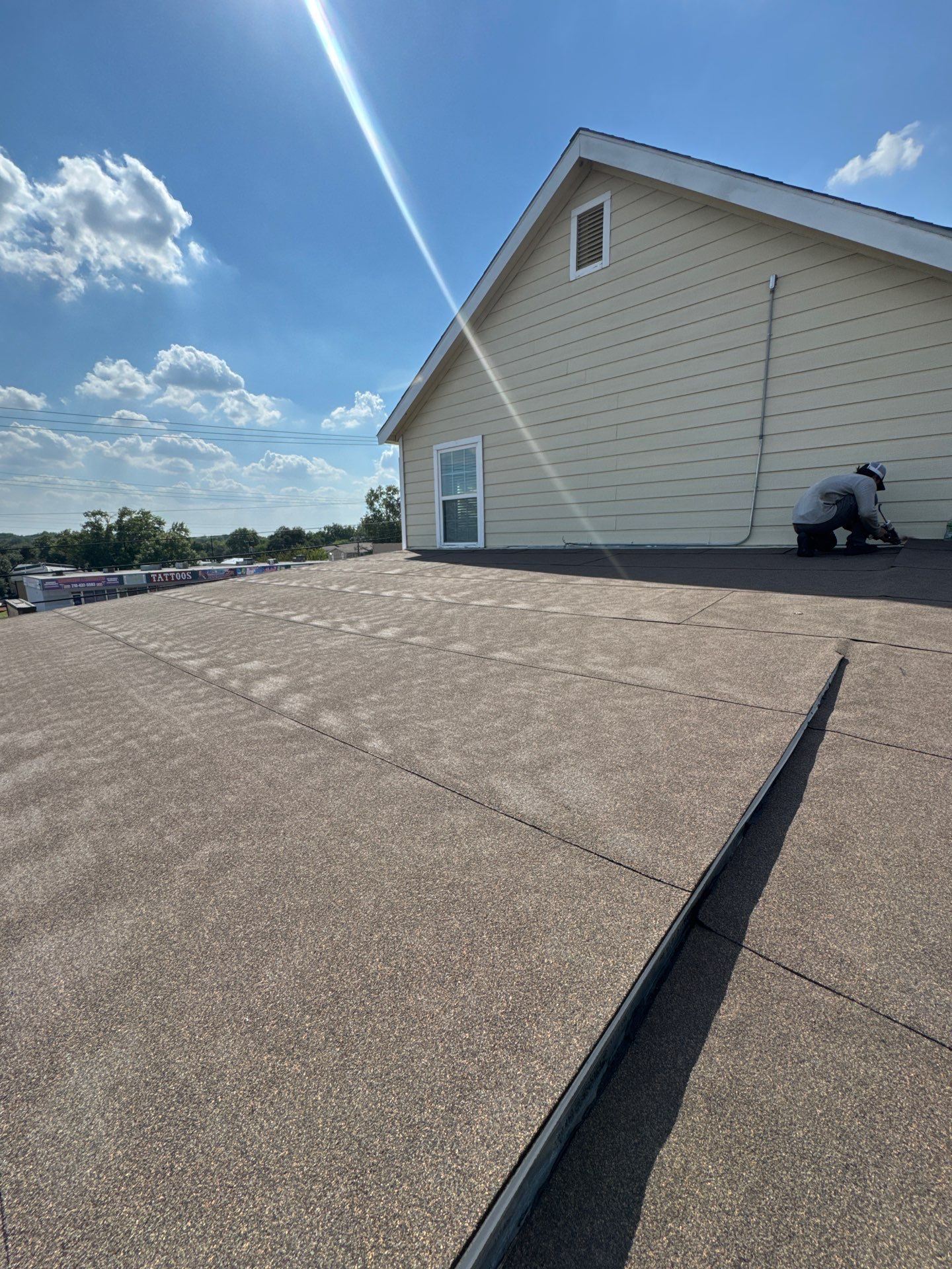 Commercial Replacement using Mulehide SA Base and Cap Sheet by Cool Roofs